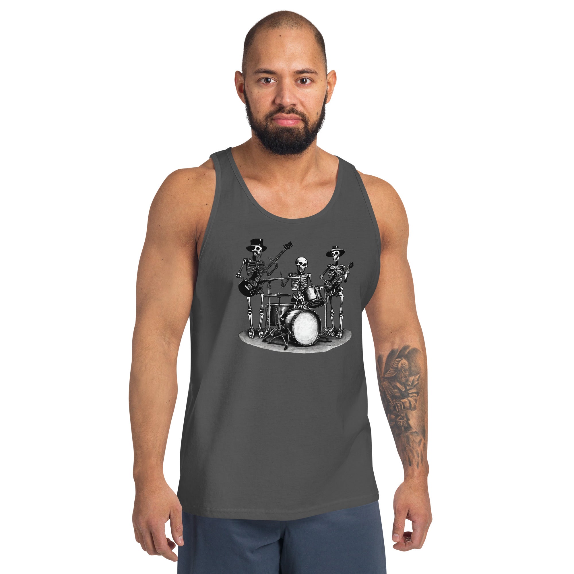 Skeleton Band Men's Tank Top