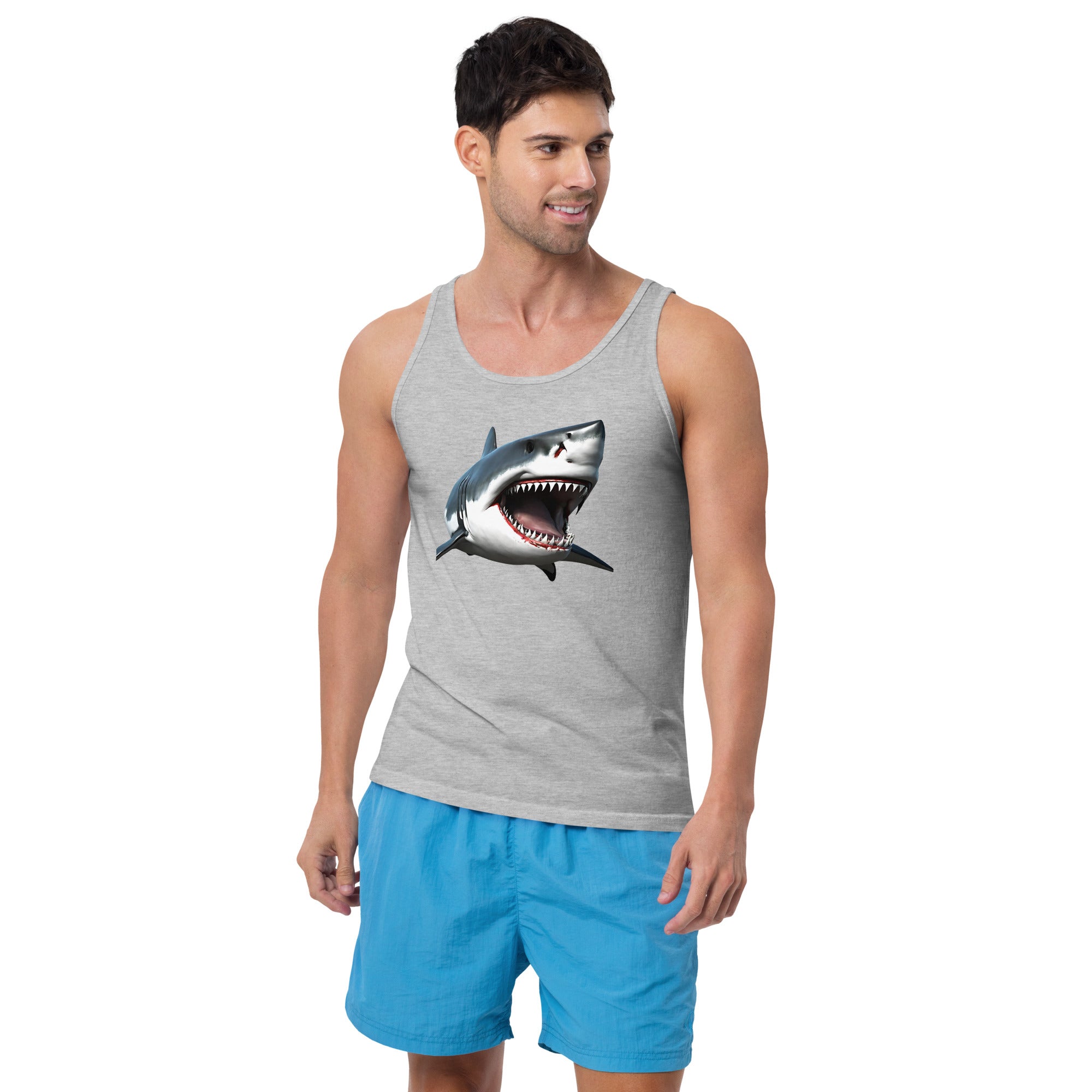 Great White Bite Men's Tank Top