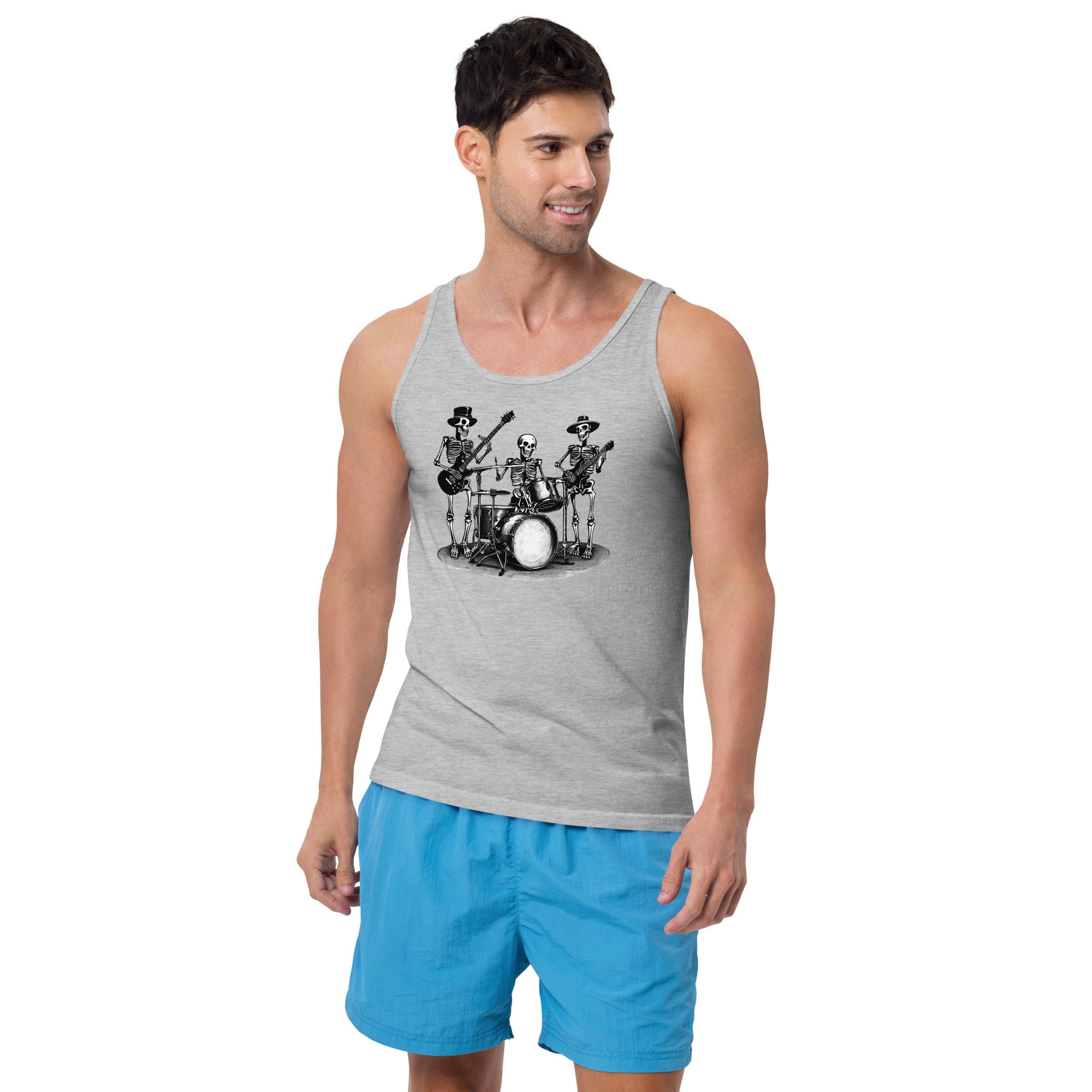 Skeleton Band Men's Tank Top