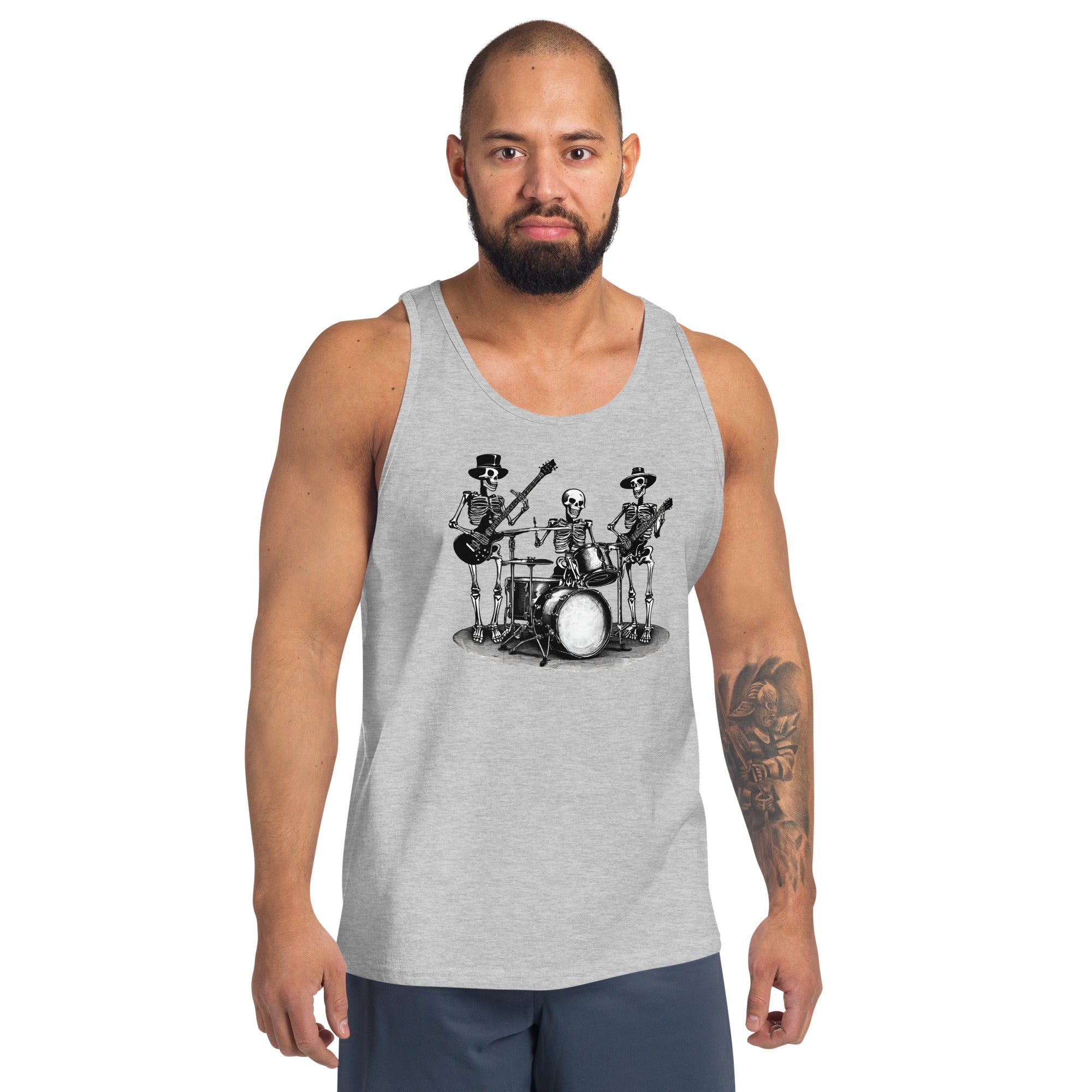 Skeleton Band Men's Tank Top