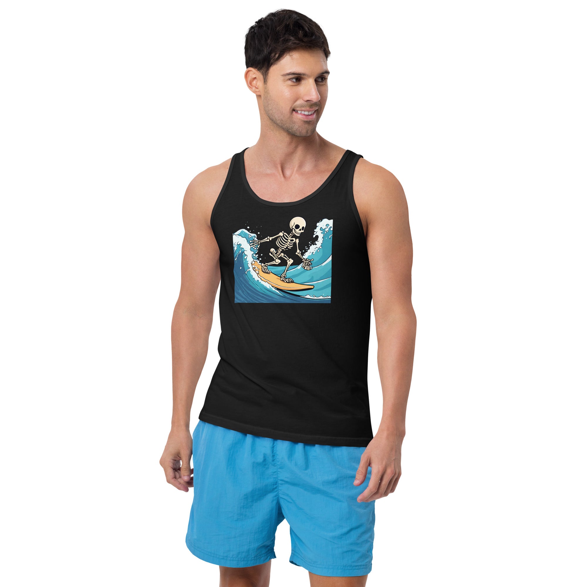 Surfing Skeleton Men's Tank Top