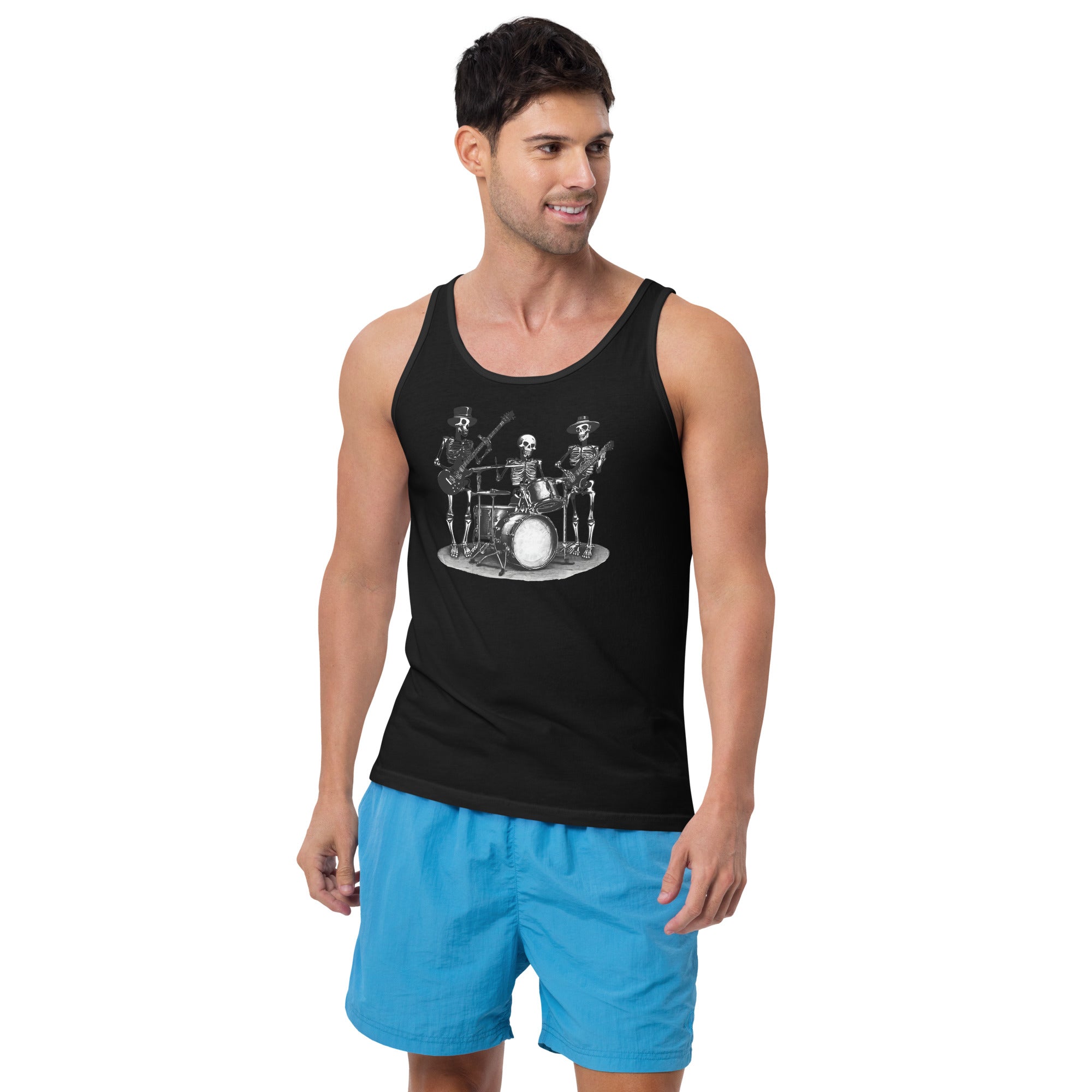 Skeleton Band Men's Tank Top