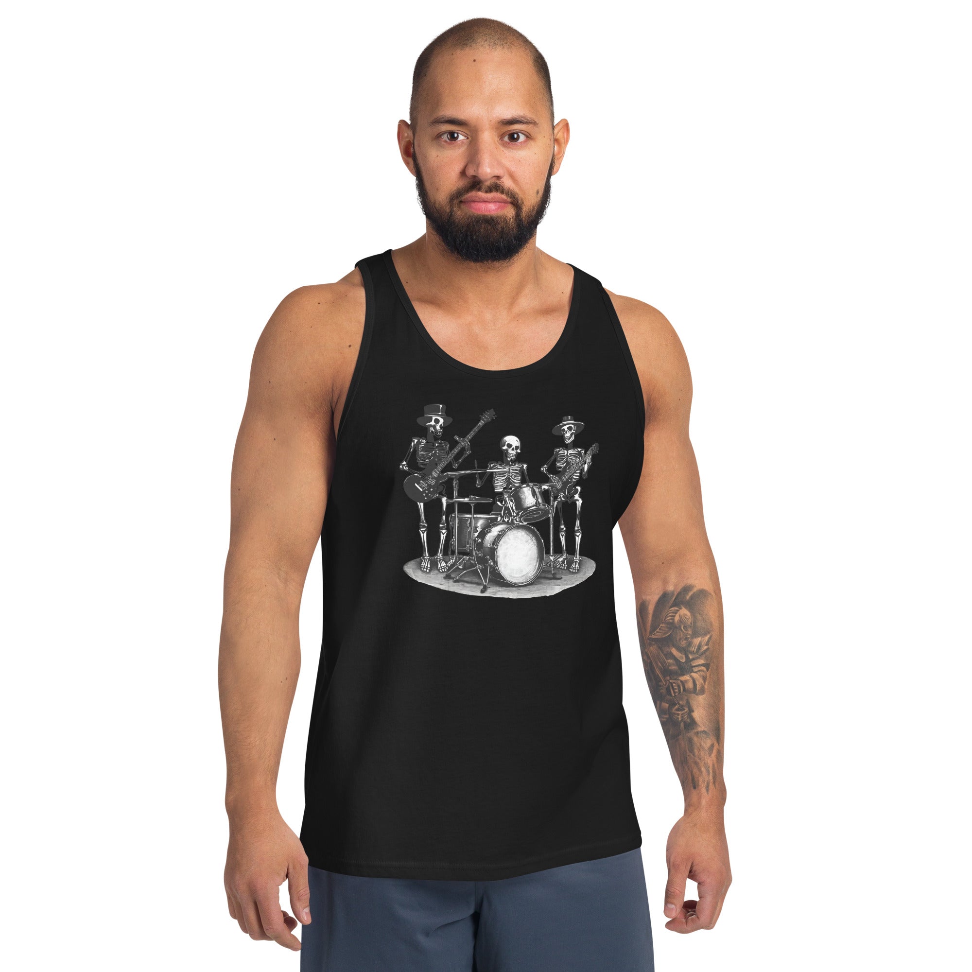 Skeleton Band Men's Tank Top