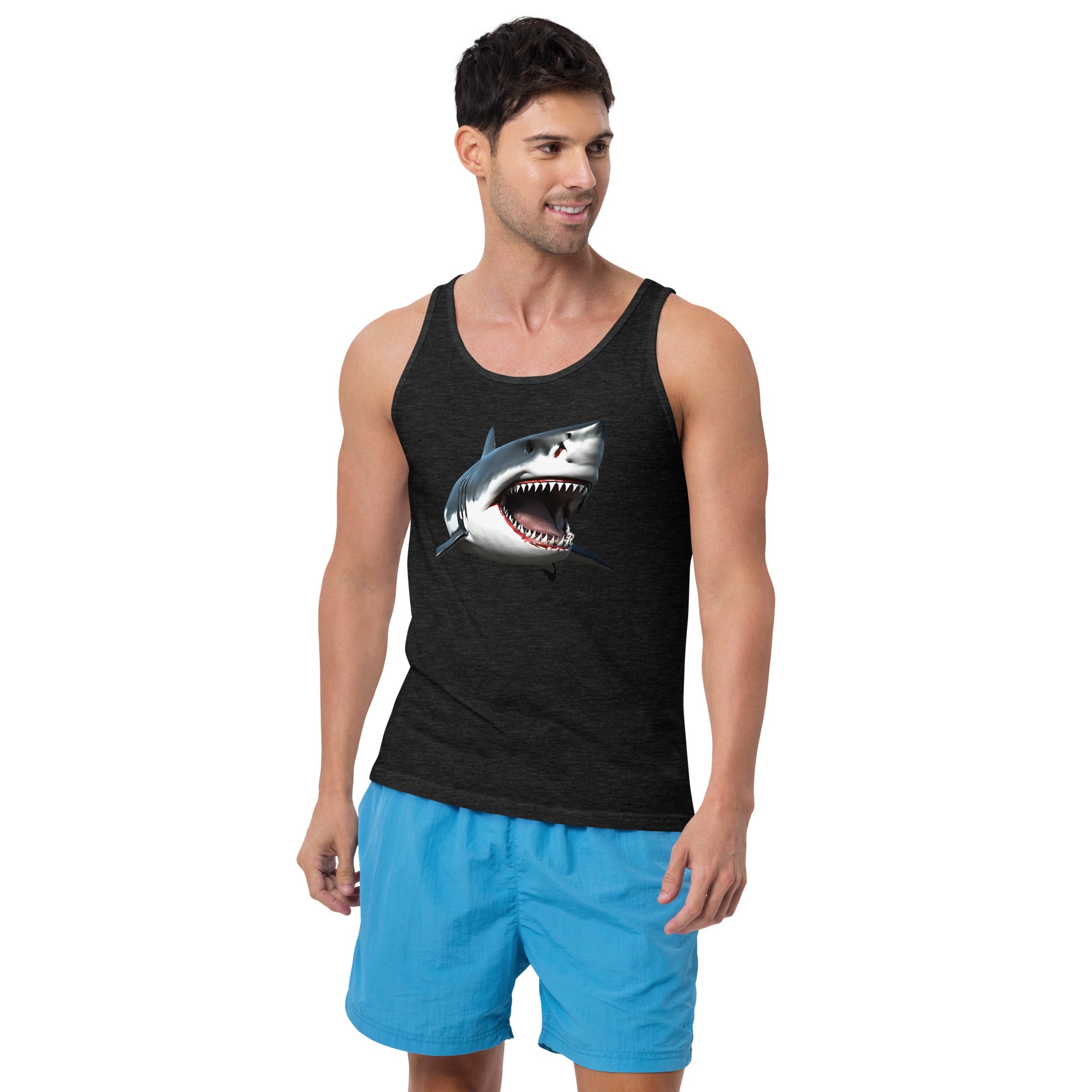 Great White Bite Men's Tank Top