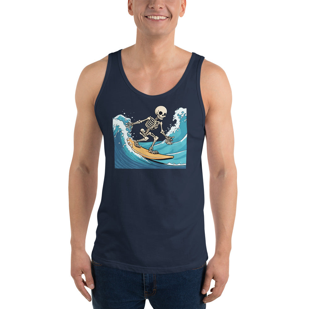 Surfing Skeleton Men's Tank Top