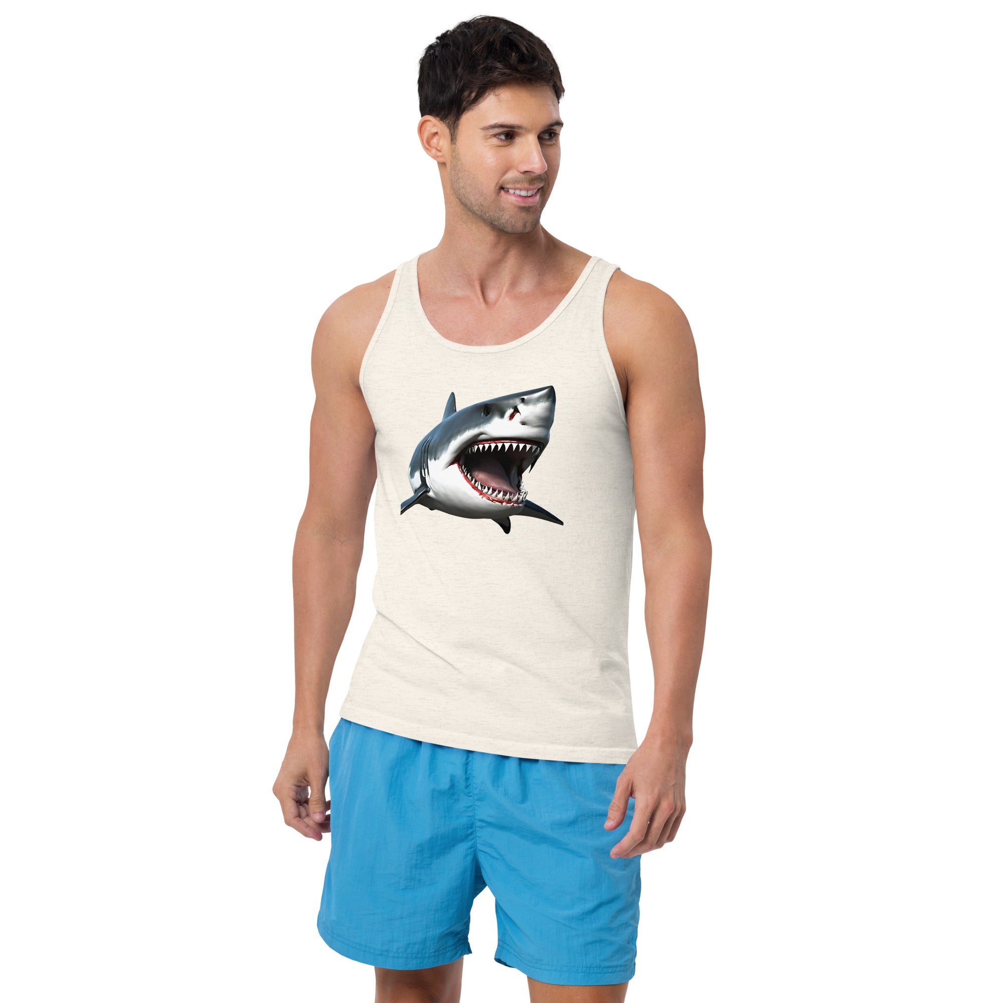 Great White Bite Men's Tank Top