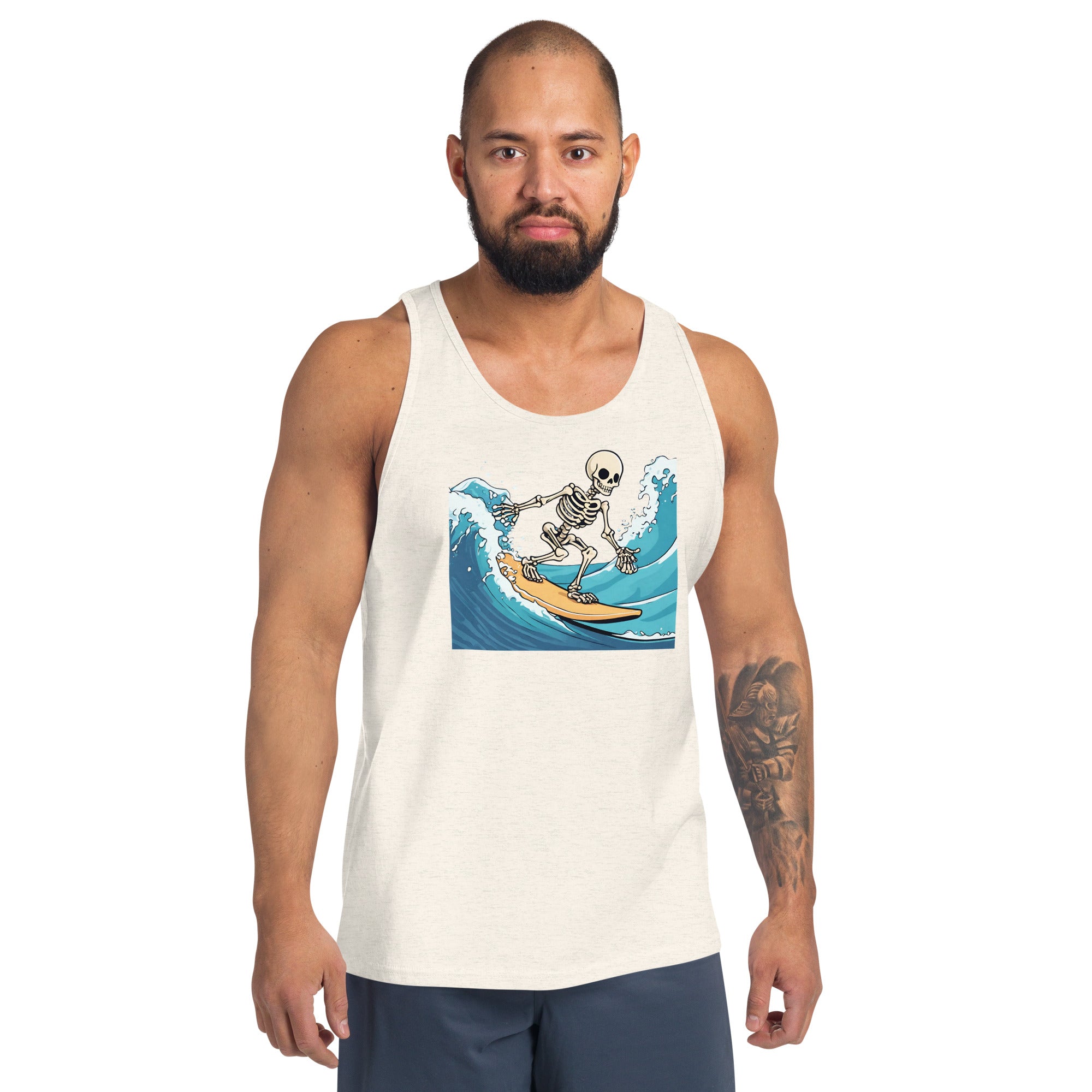 Surfing Skeleton Men's Tank Top