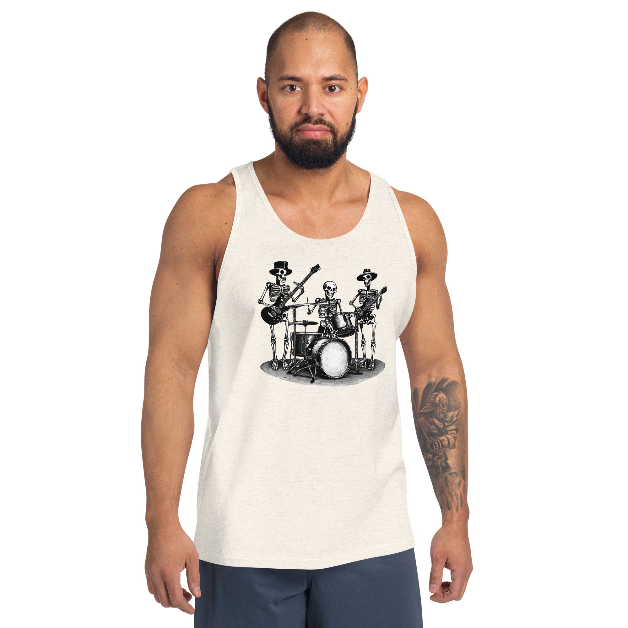 Skeleton Band Men's Tank Top