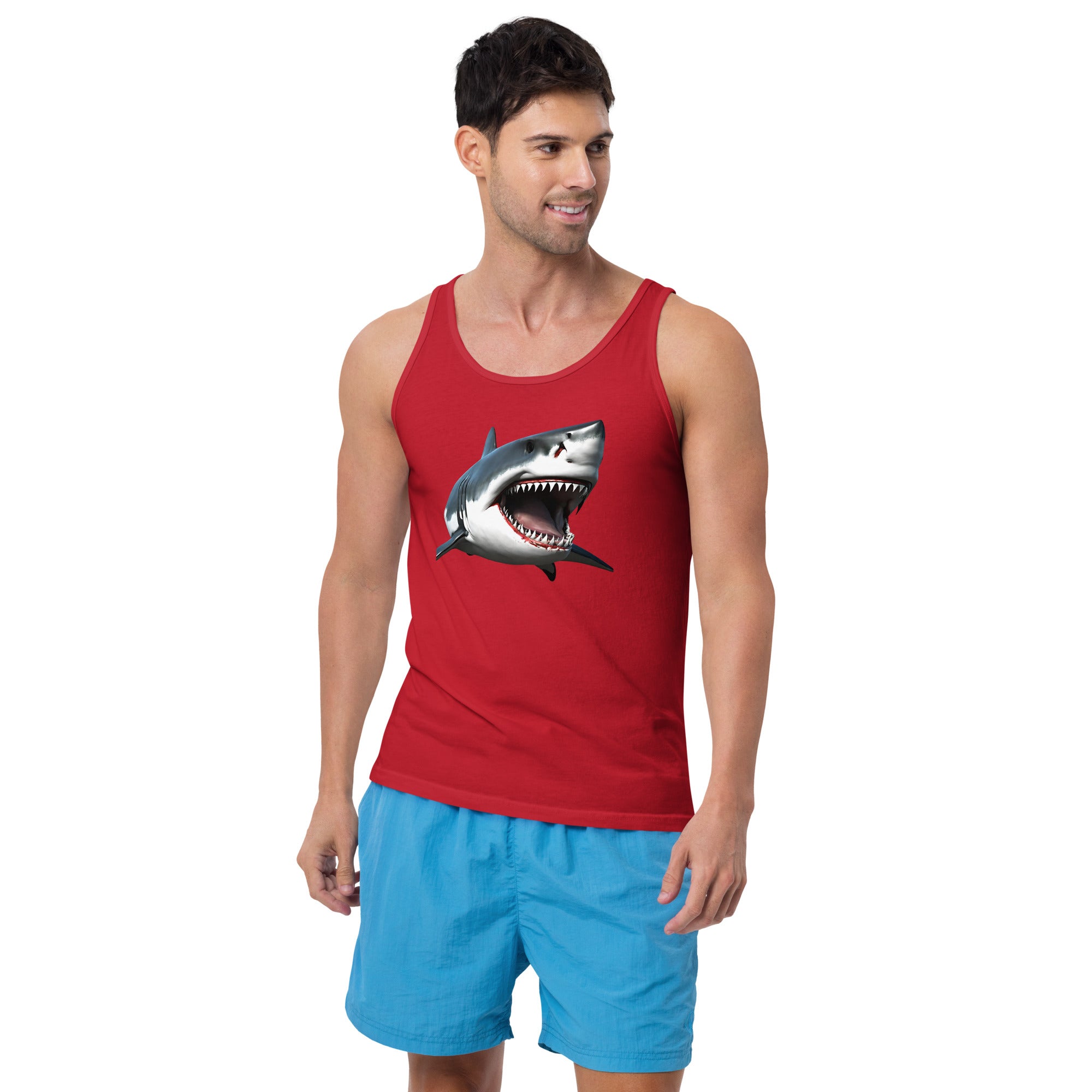 Great White Bite Men's Tank Top