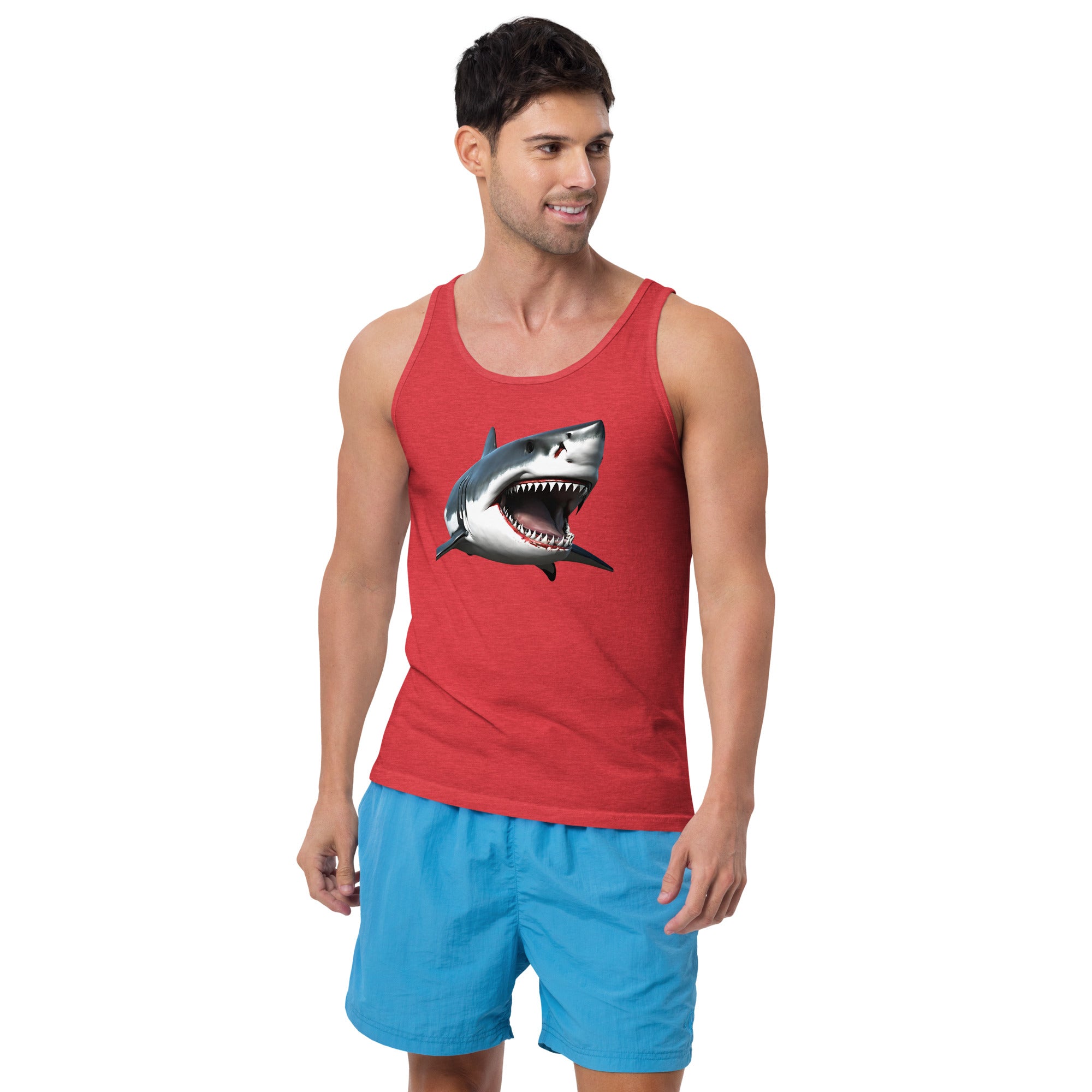 Great White Bite Men's Tank Top