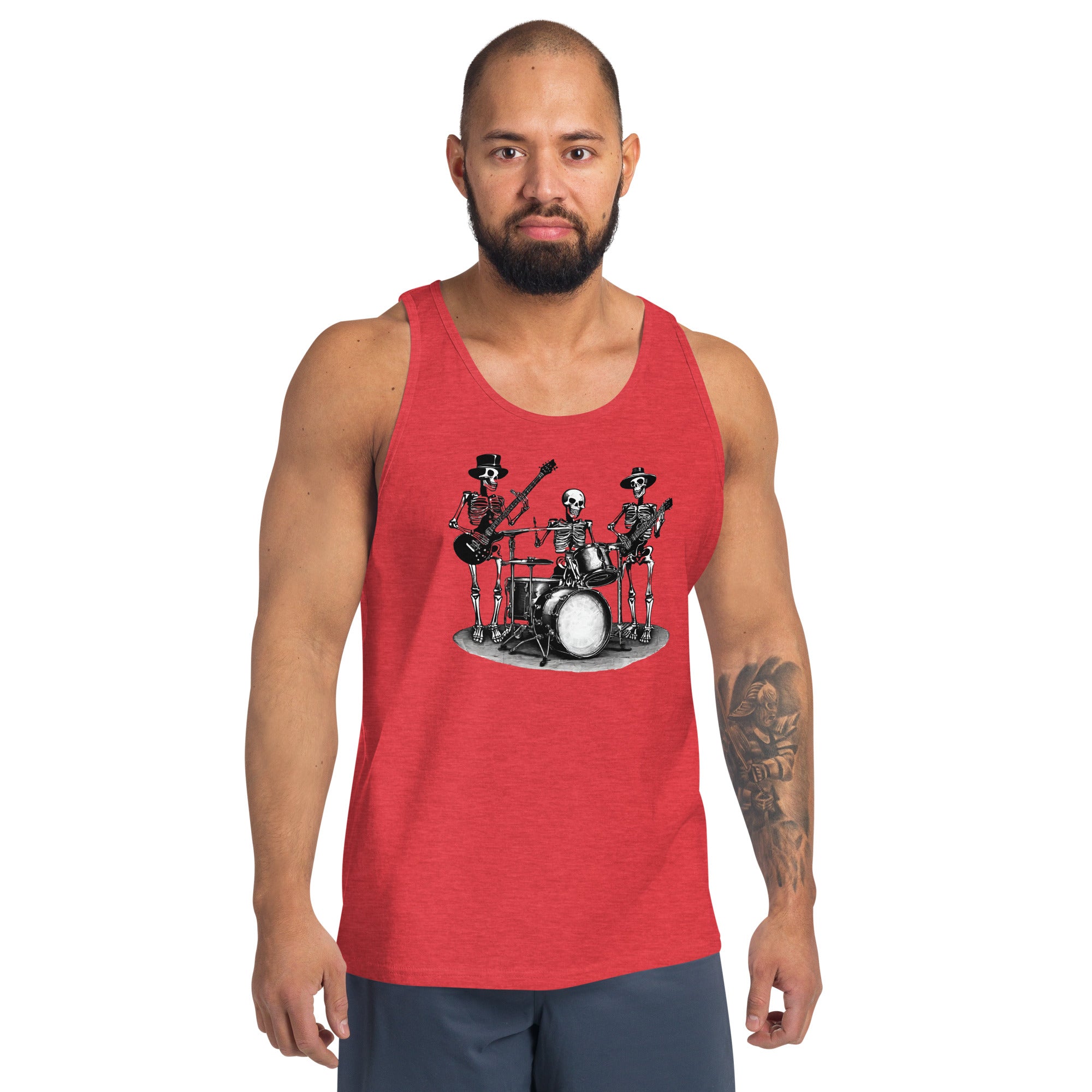 Skeleton Band Men's Tank Top