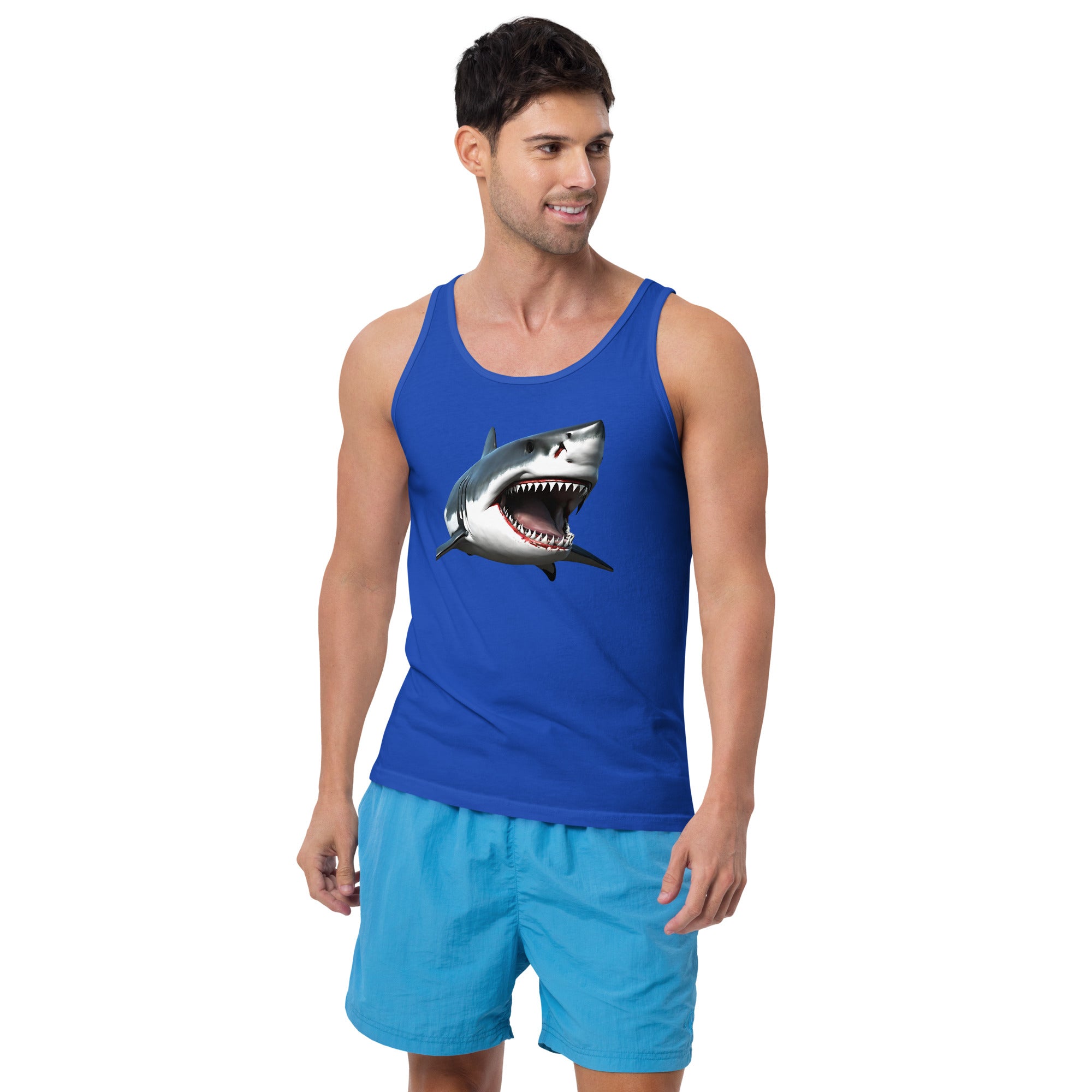 Great White Bite Men's Tank Top