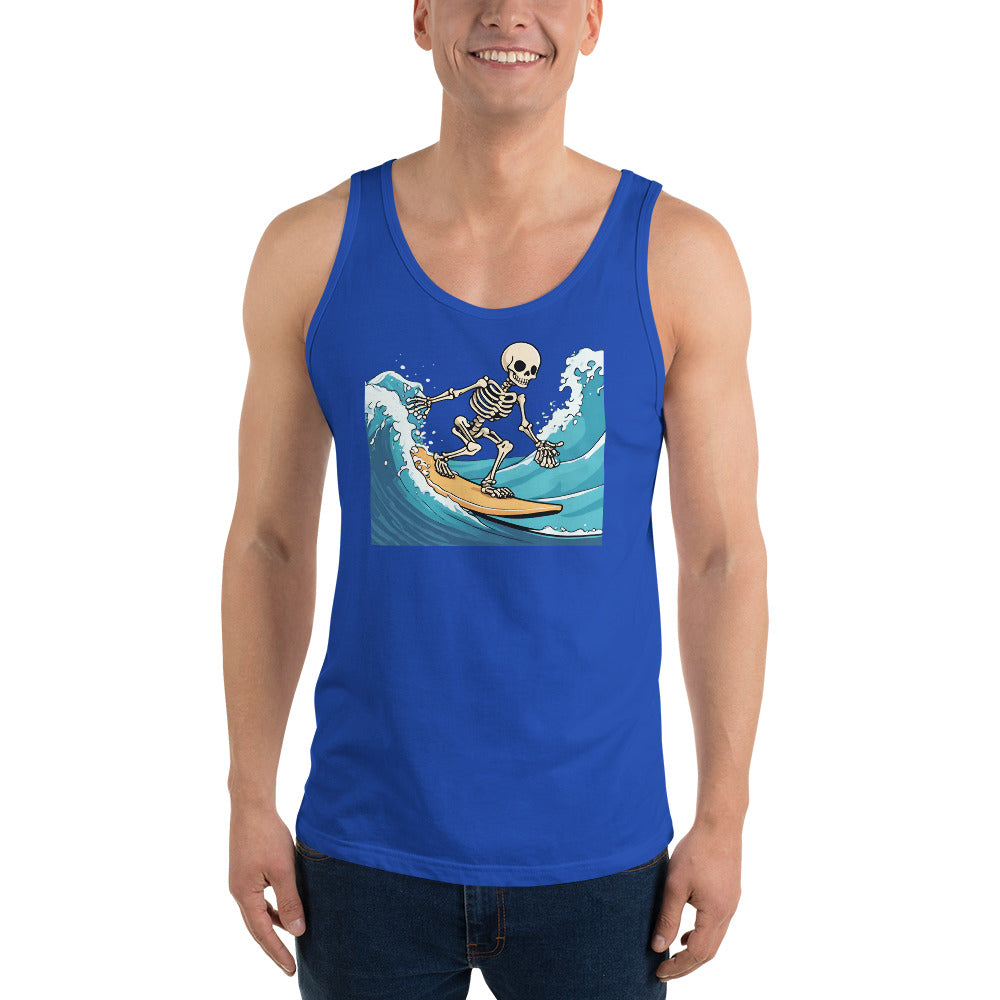 Surfing Skeleton Men's Tank Top