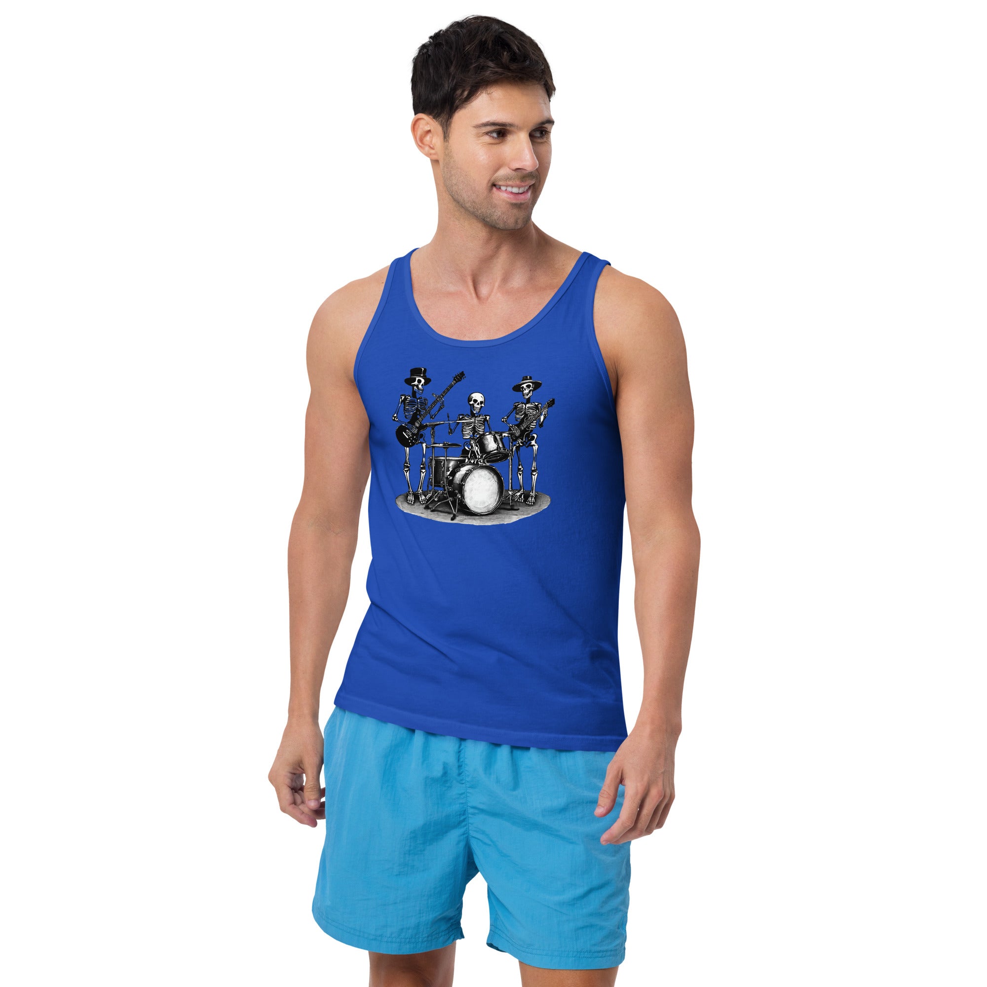 Skeleton Band Men's Tank Top