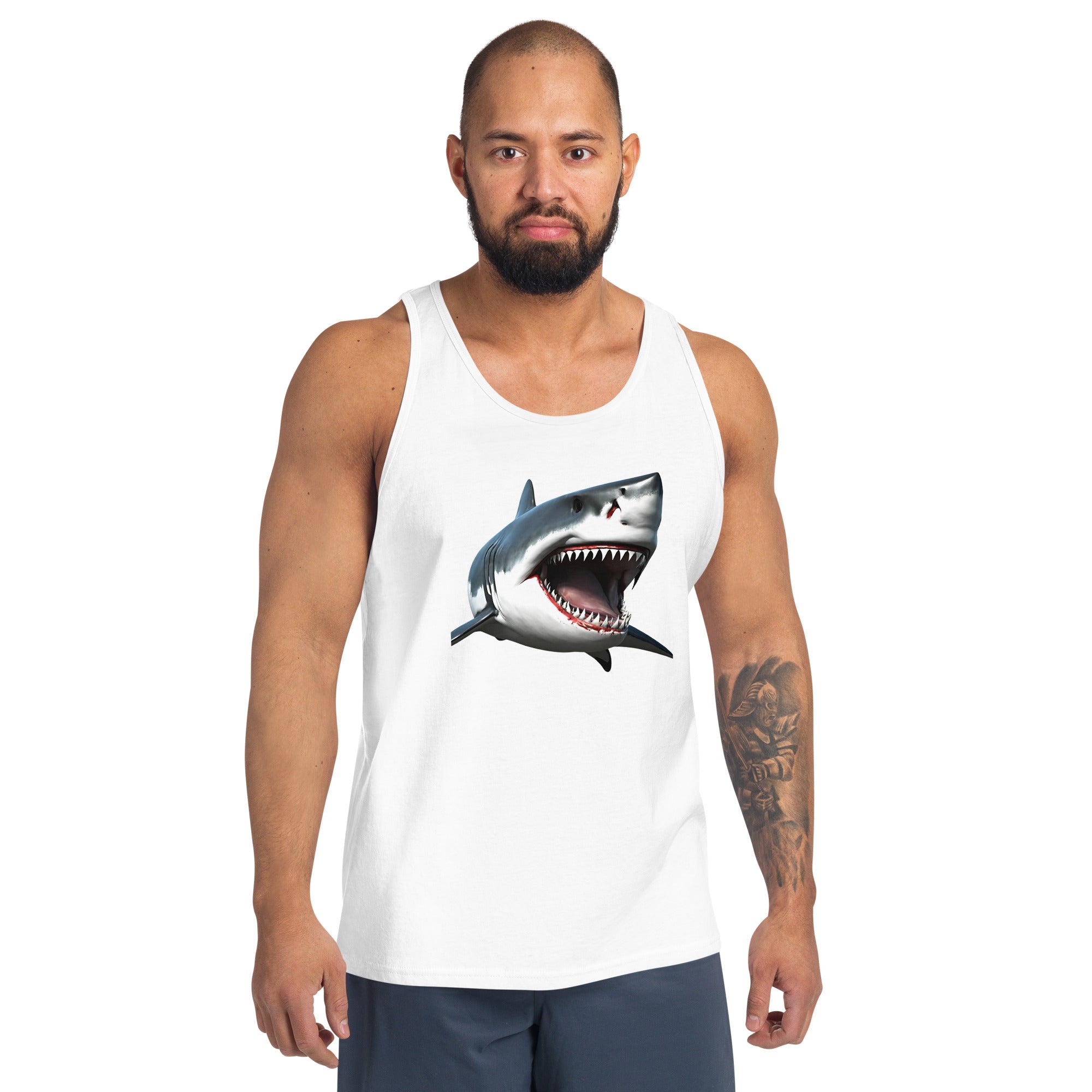 Great White Bite Men's Tank Top