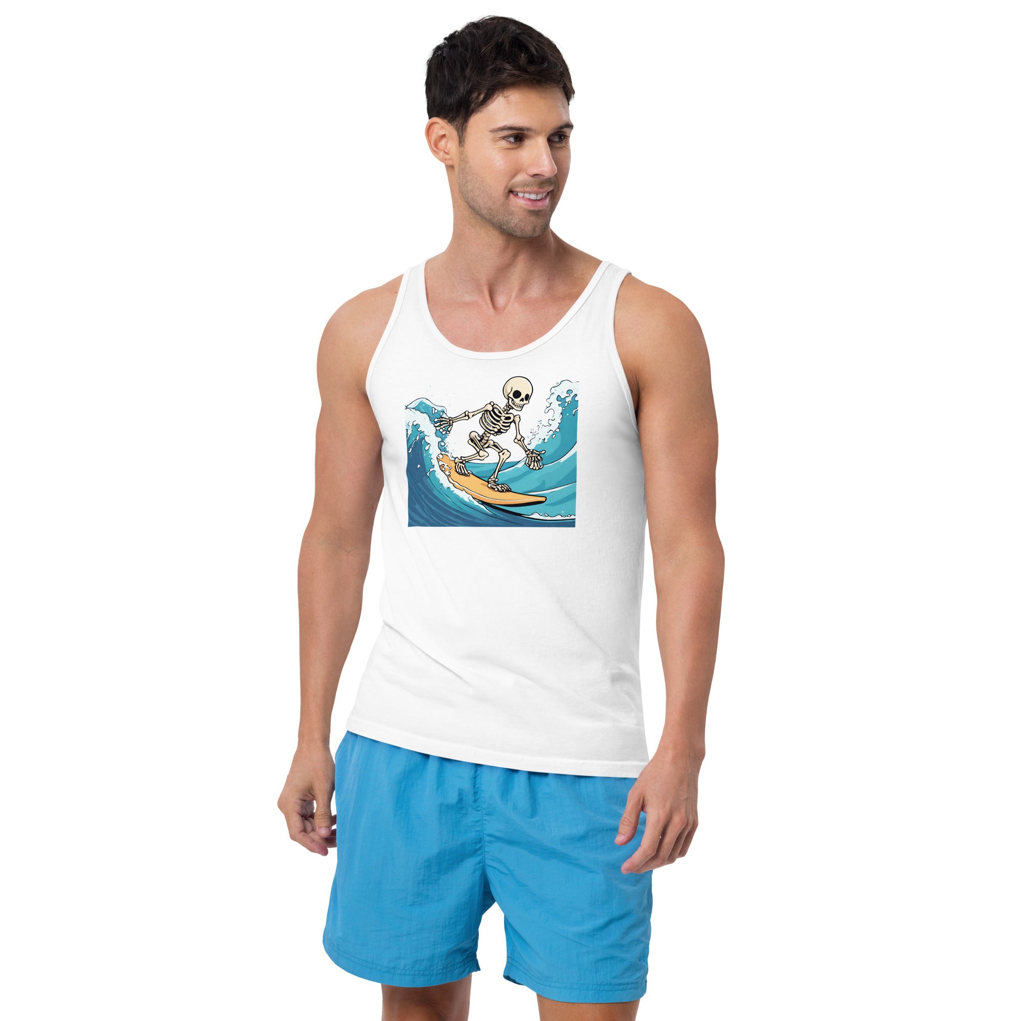 Surfing Skeleton Men's Tank Top