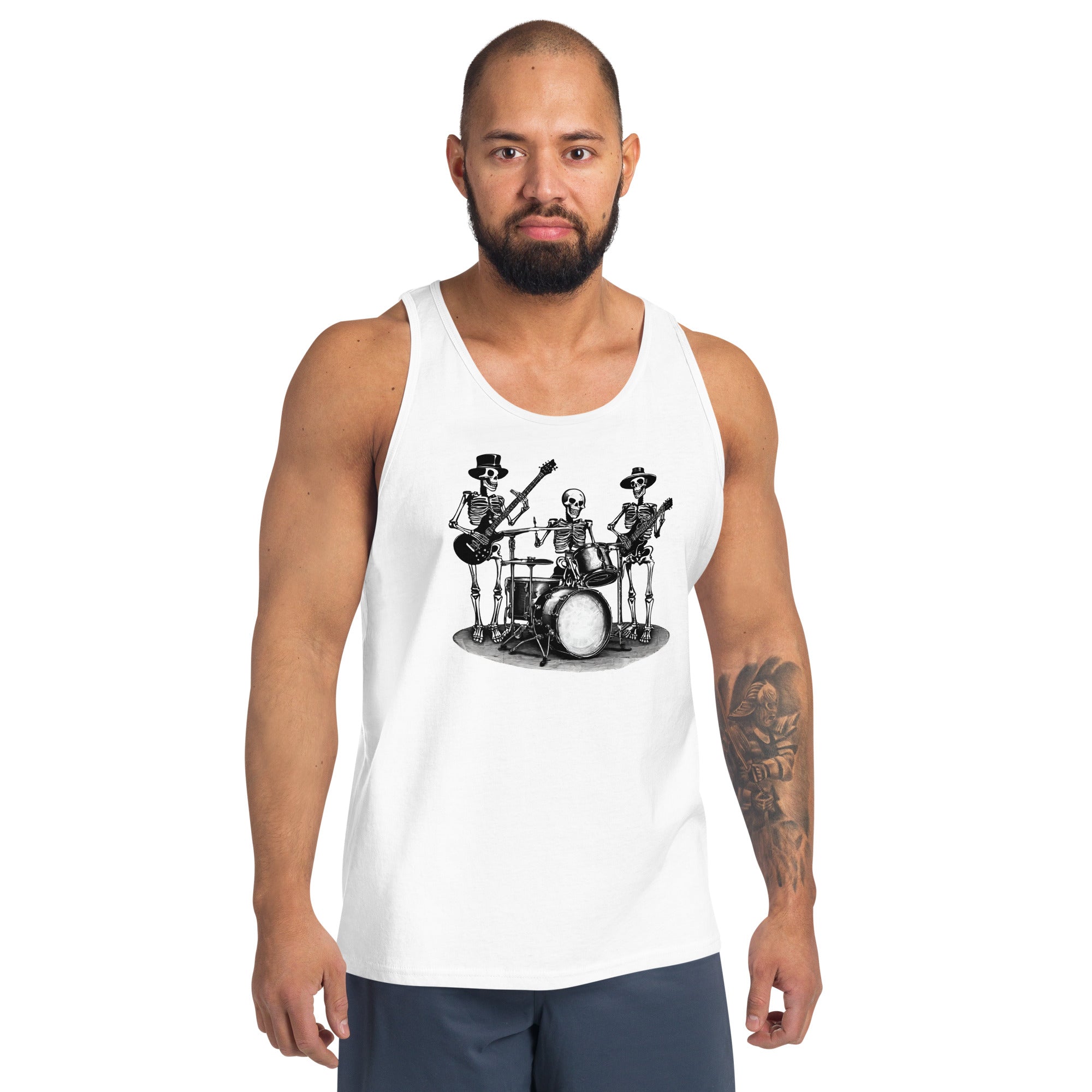 Skeleton Band Men's Tank Top