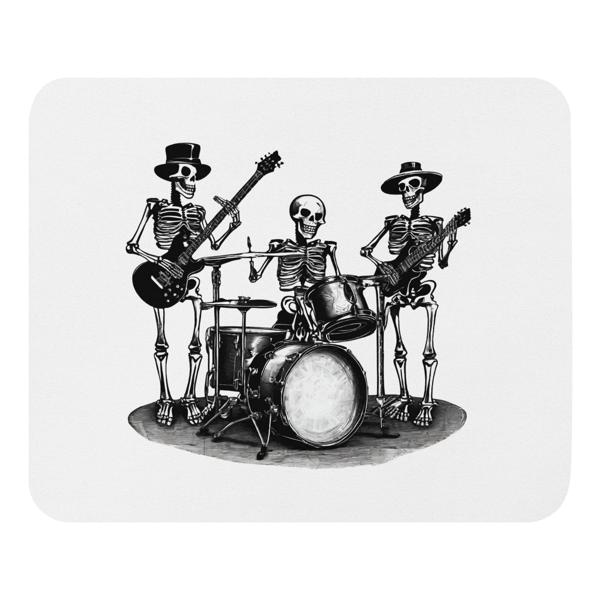 Skeleton Band Mouse Pad