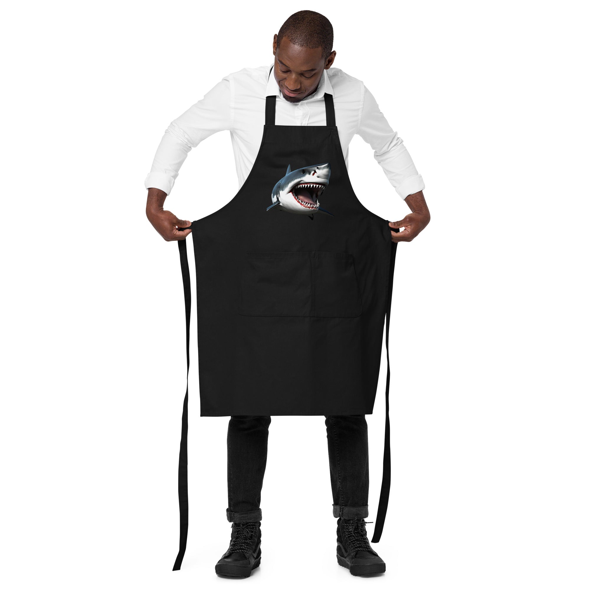 Great White Bite Organic Cotton Apron