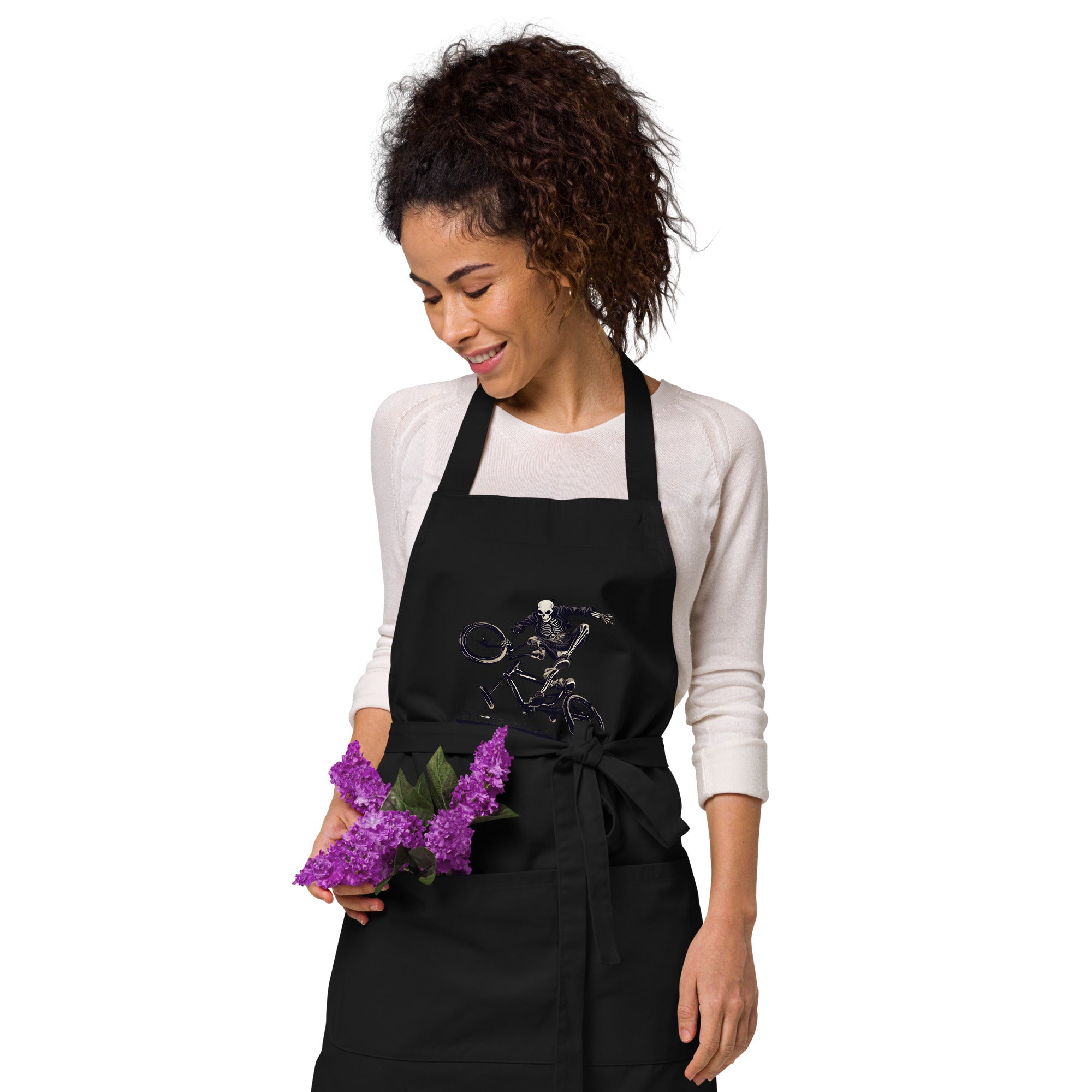 Till the Wheels Fall Off Organic Cotton Apron