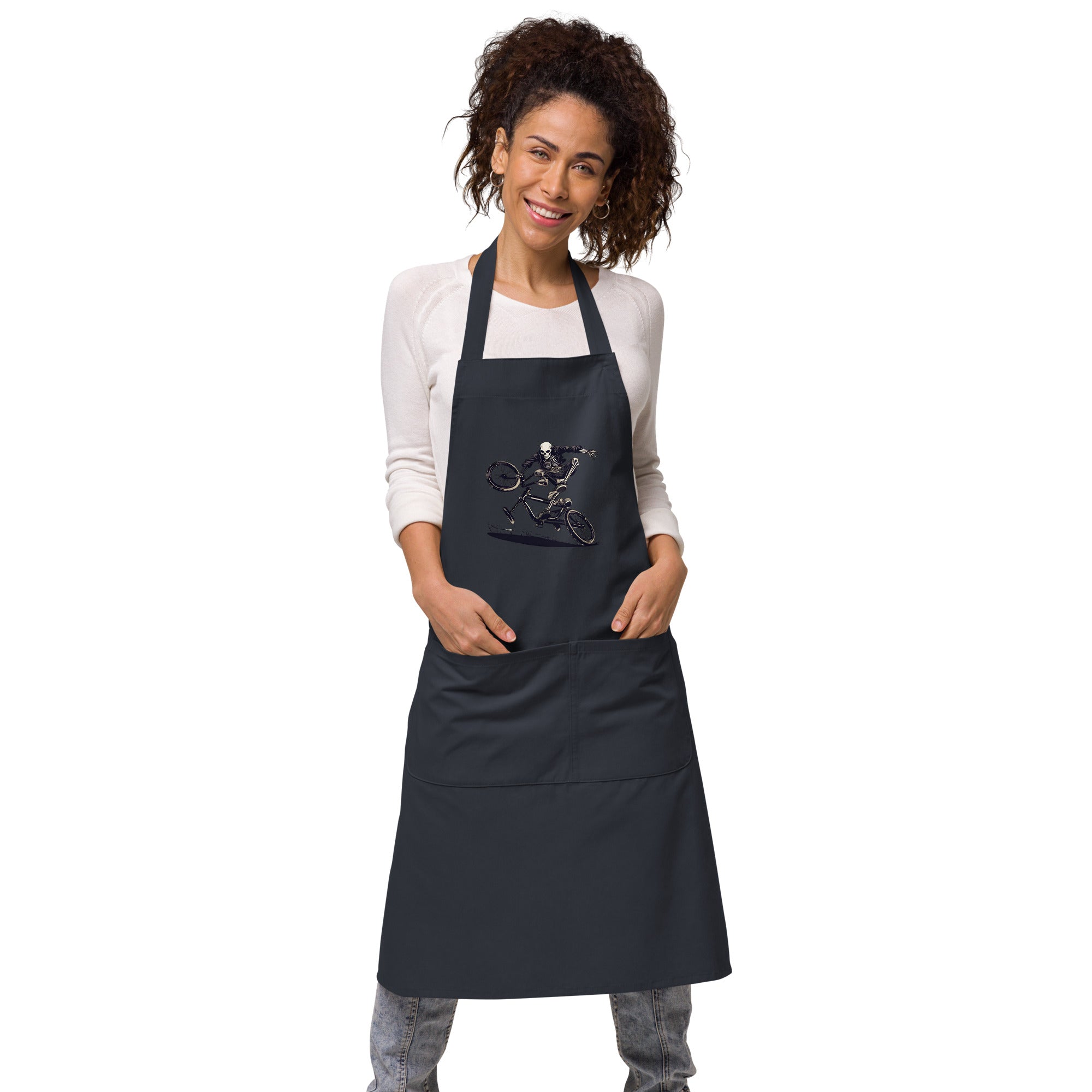 Till the Wheels Fall Off Organic Cotton Apron