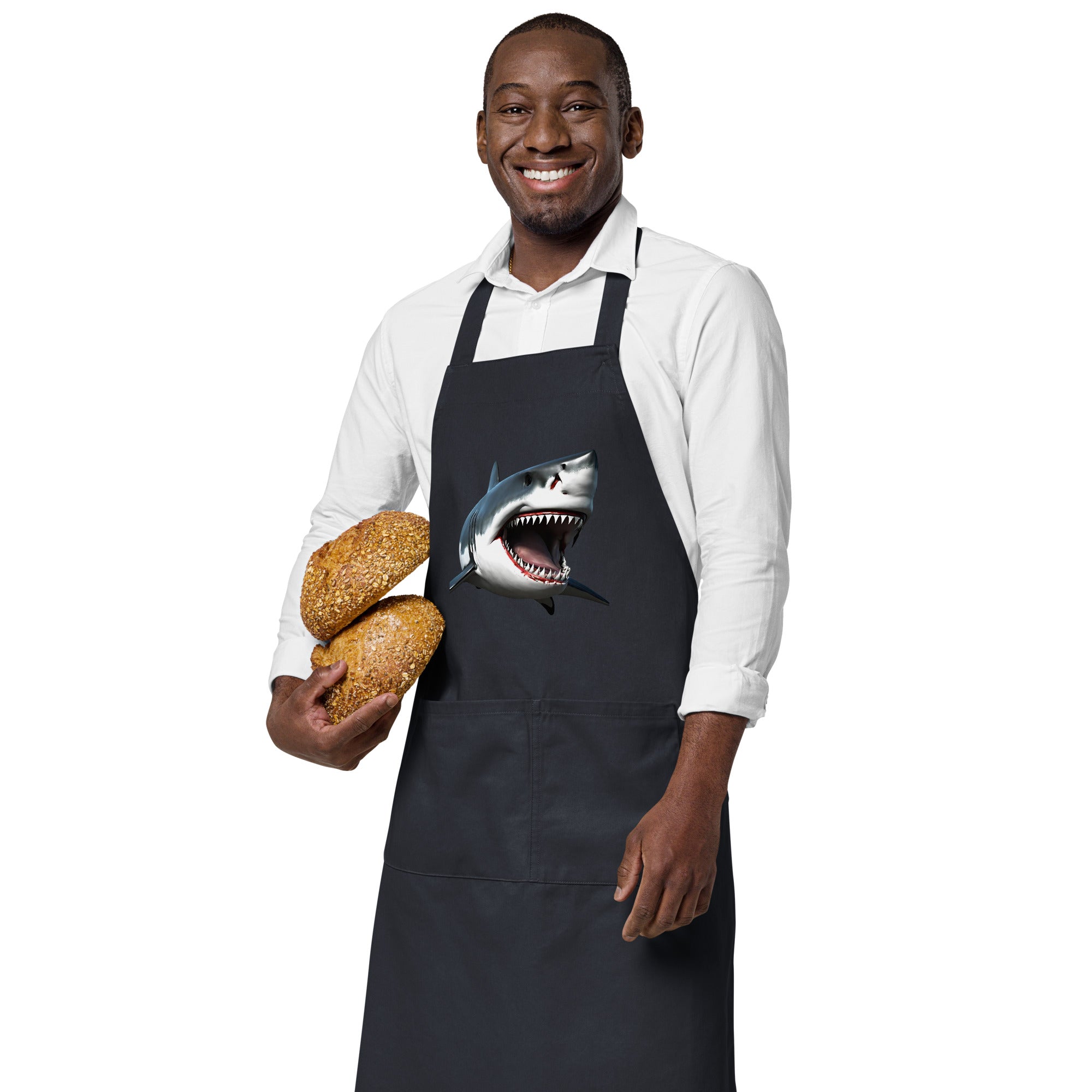 Great White Bite Organic Cotton Apron