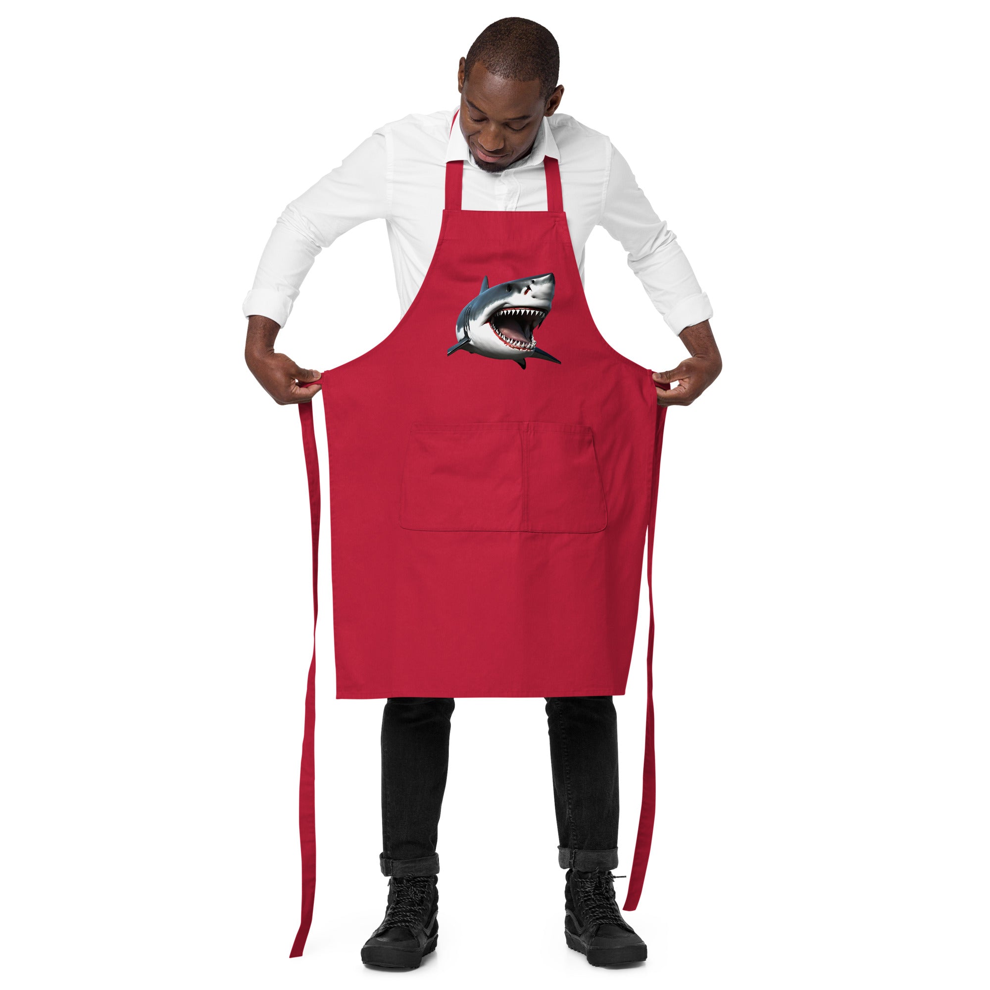 Great White Bite Organic Cotton Apron