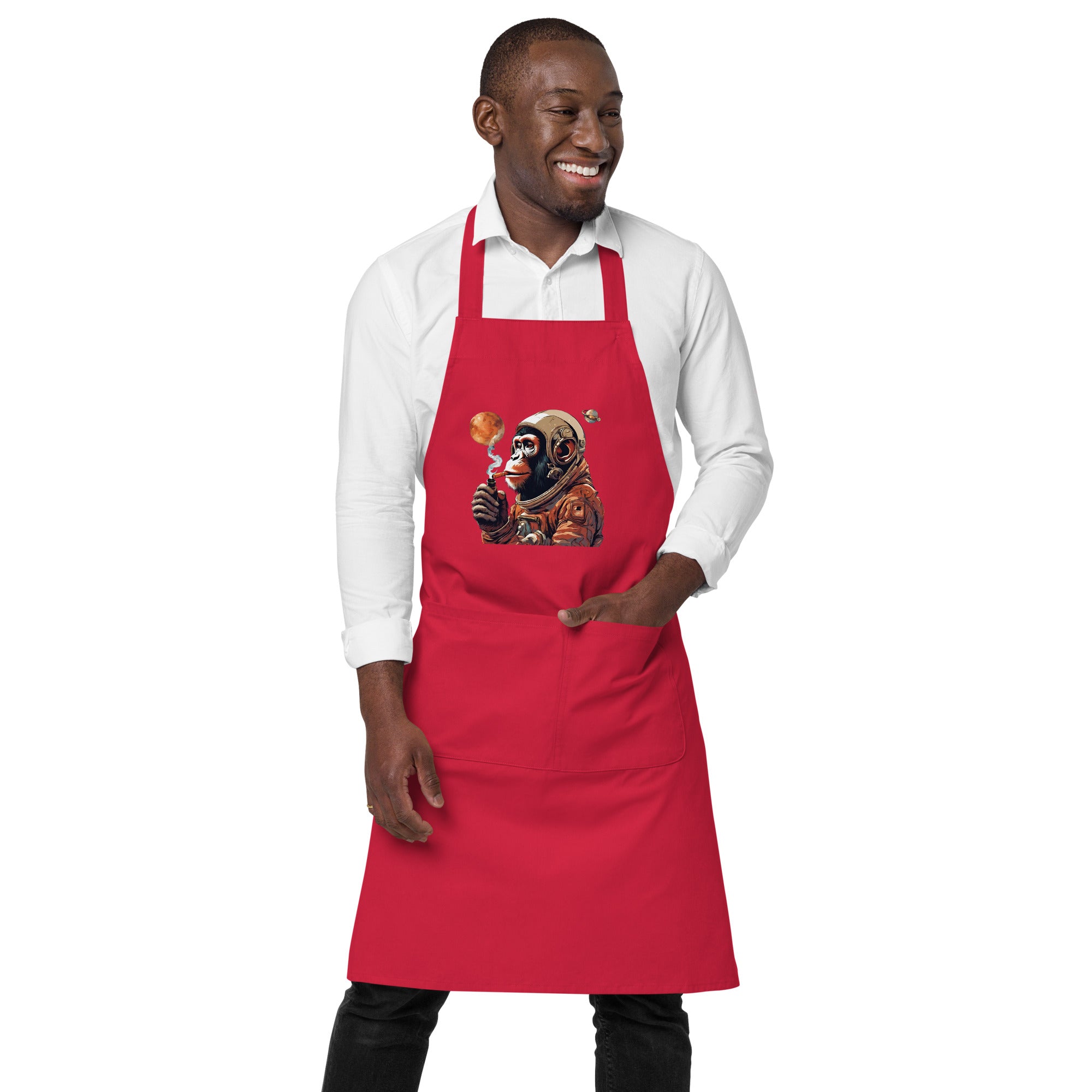 Ape Astronaut Organic Cotton Apron