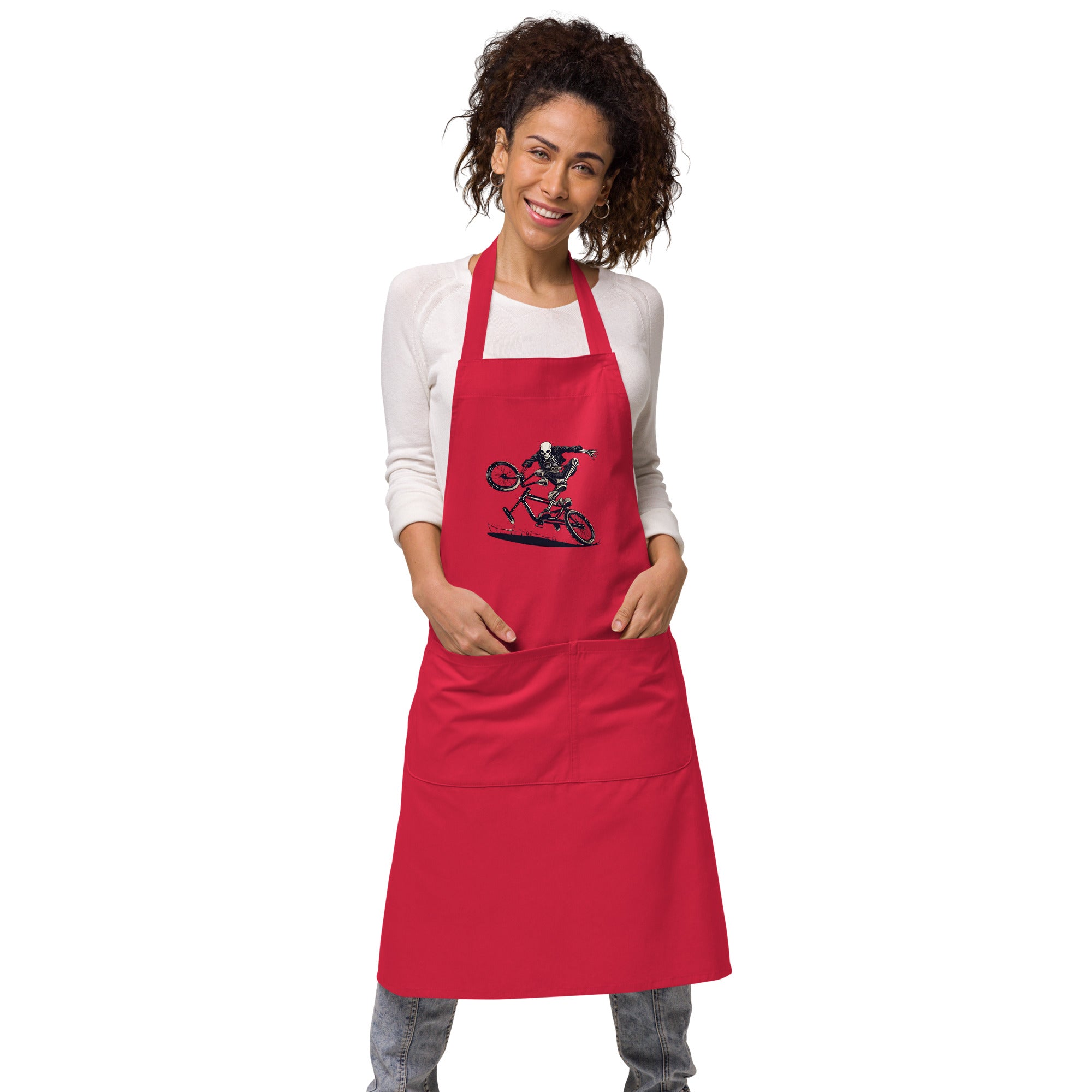 Till the Wheels Fall Off Organic Cotton Apron