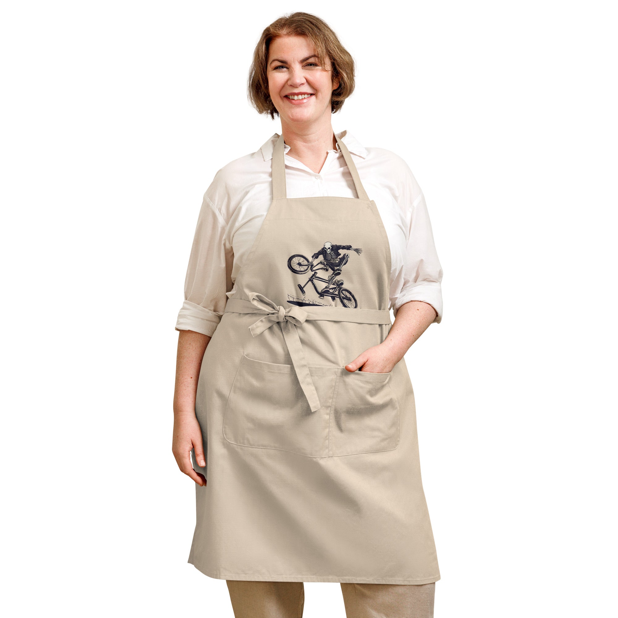 Till the Wheels Fall Off Organic Cotton Apron