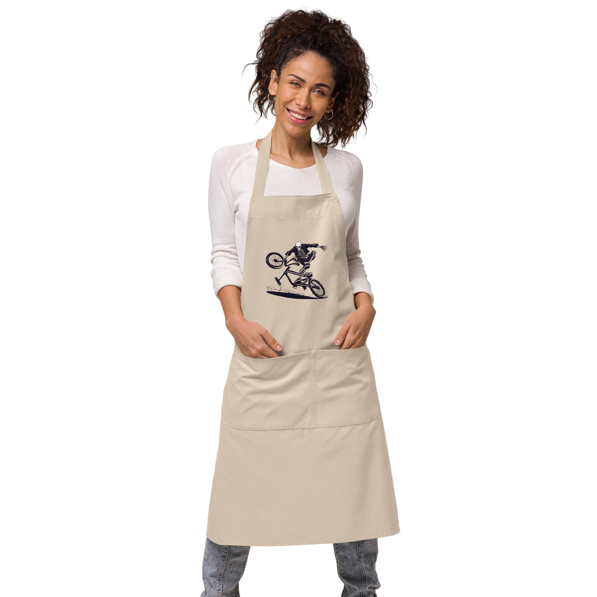 Till the Wheels Fall Off Organic Cotton Apron