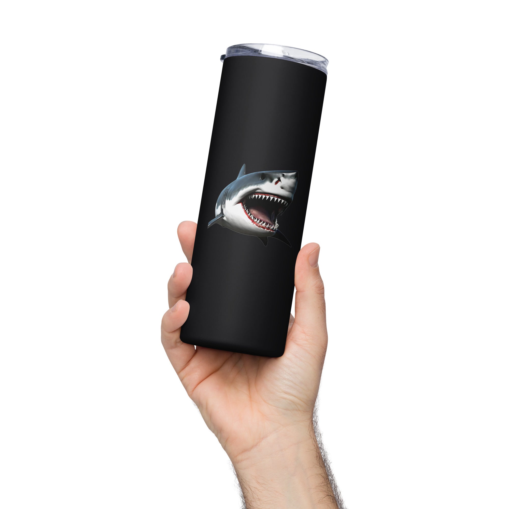 Great White Bite Stainless Steel Tumbler