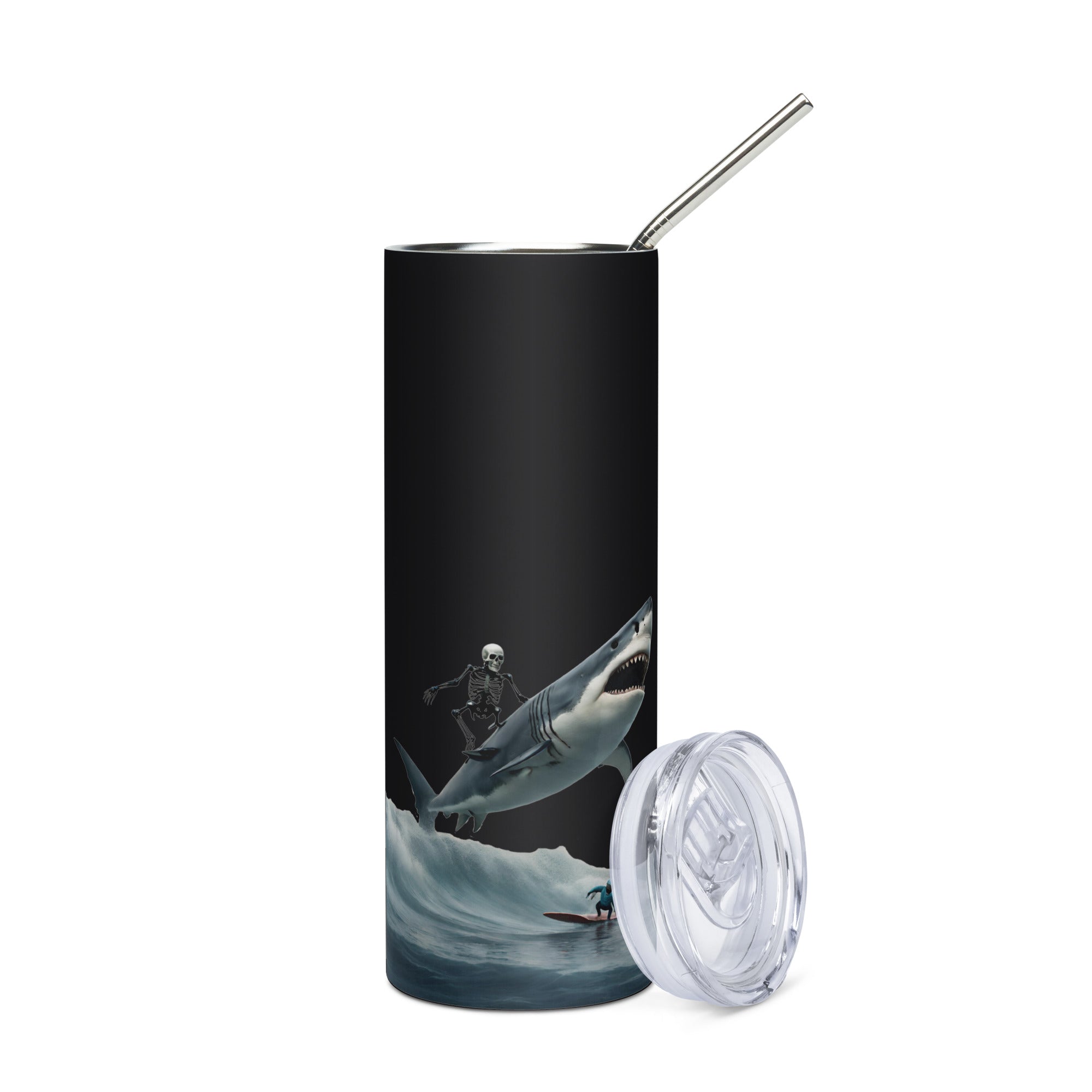 Shark Shredder Stainless Steel Tumbler