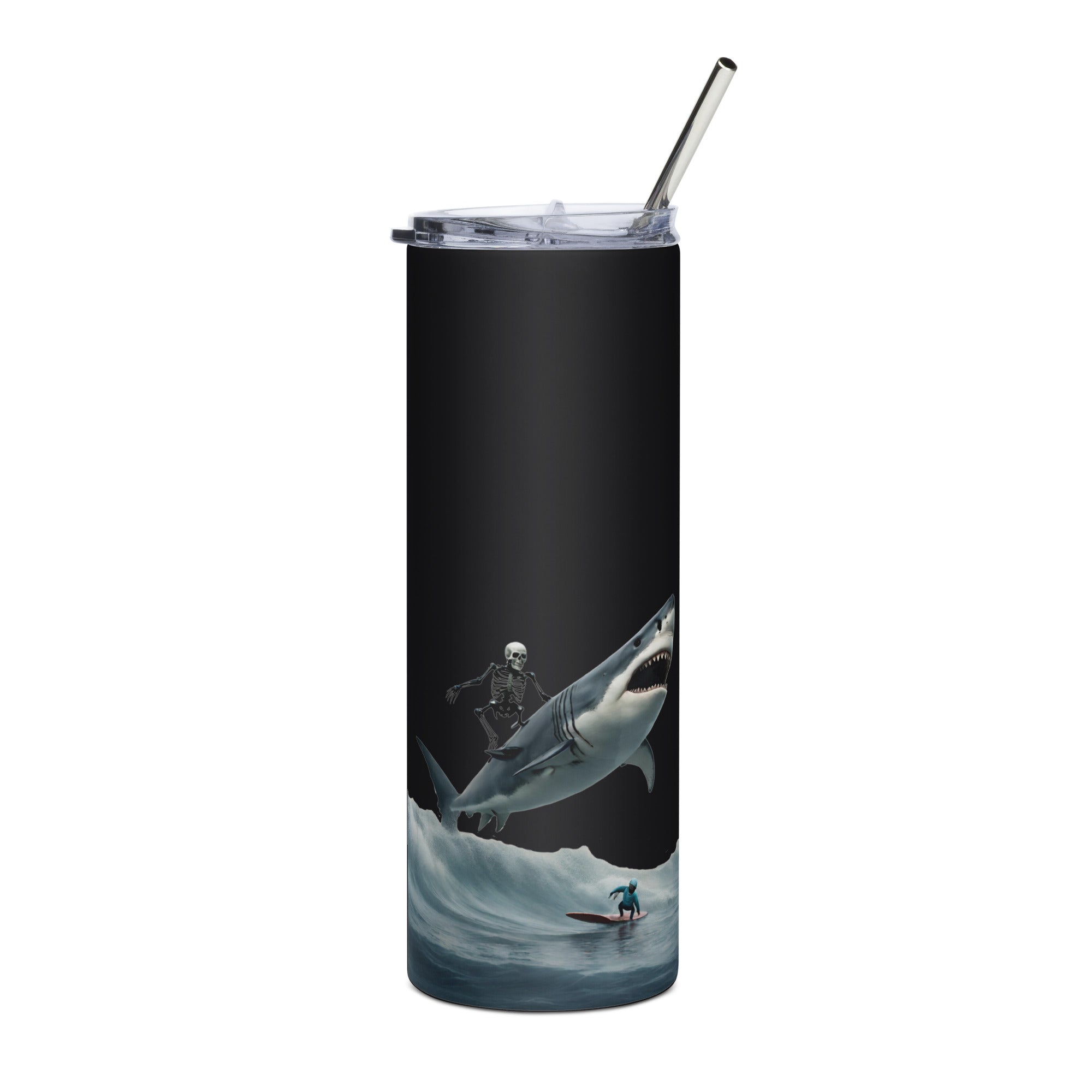 Shark Shredder Stainless Steel Tumbler