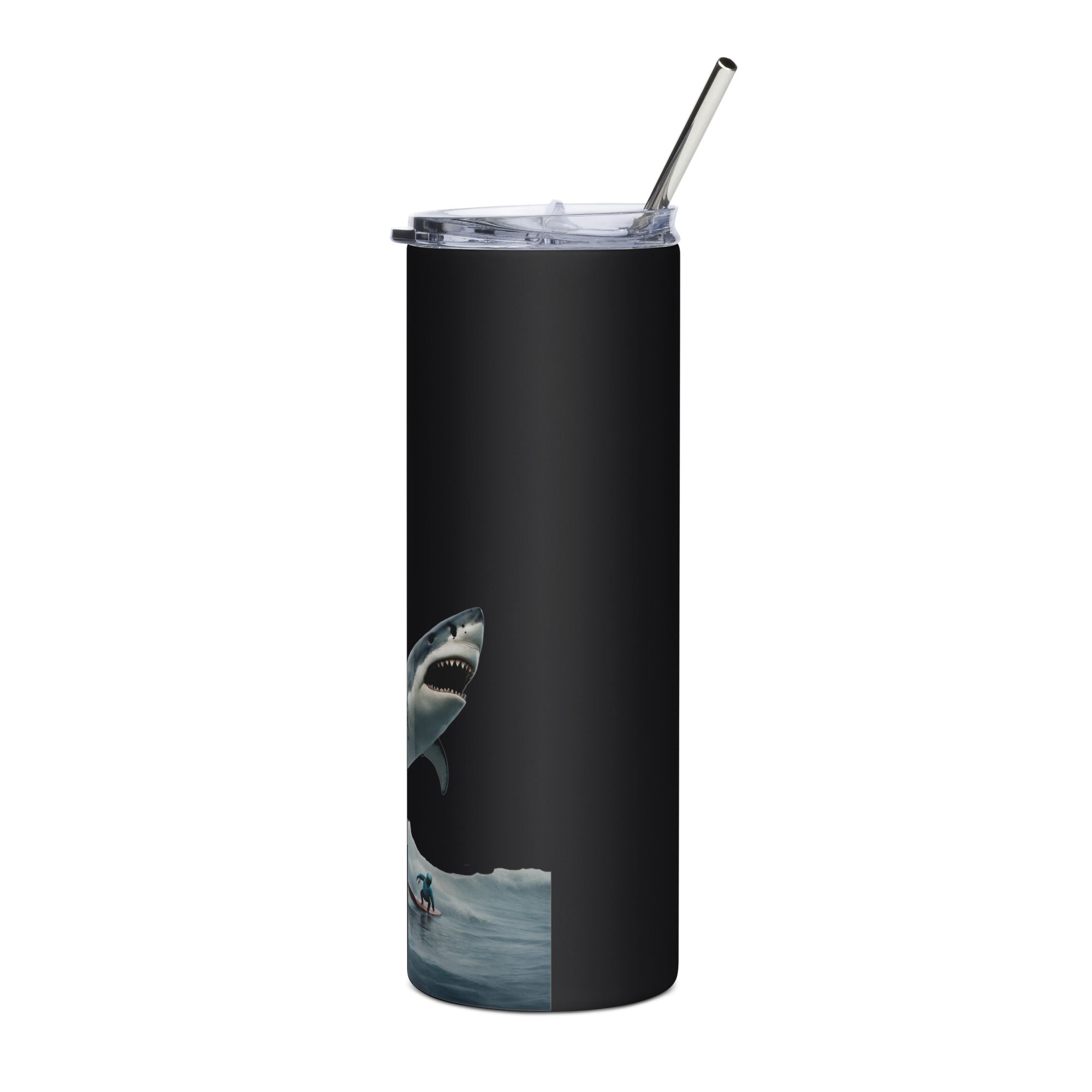 Shark Shredder Stainless Steel Tumbler