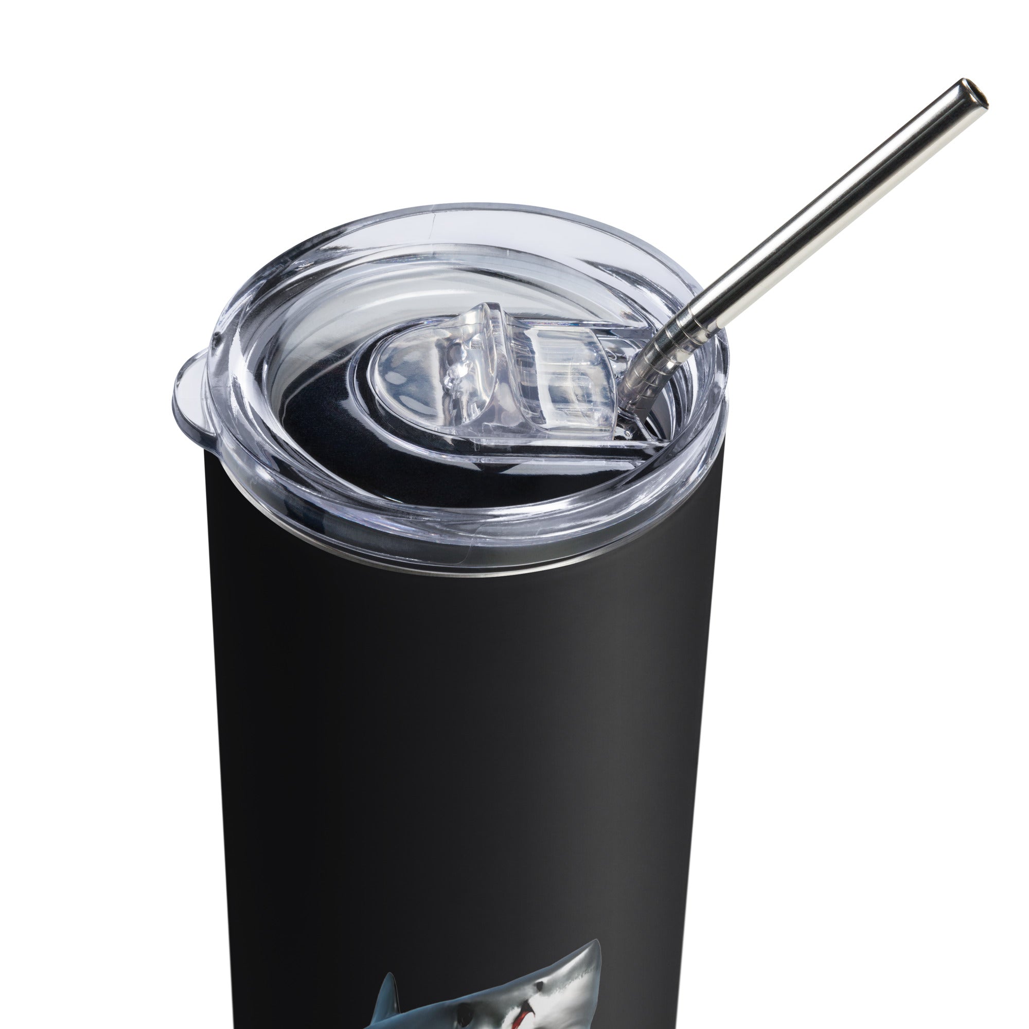 Great White Bite Stainless Steel Tumbler