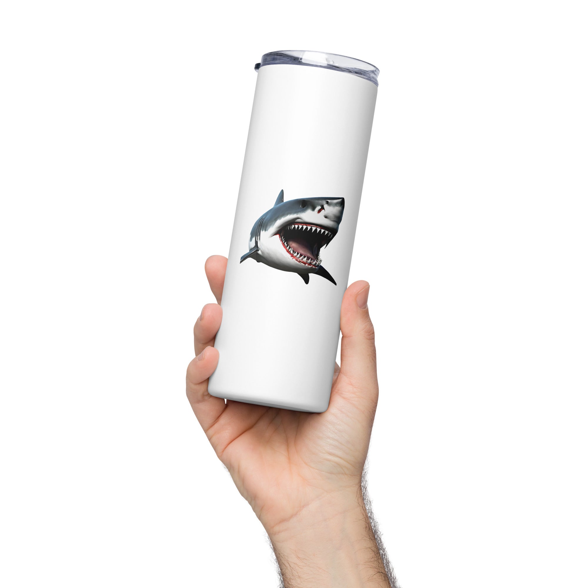 Great White Bite Stainless Steel Tumbler