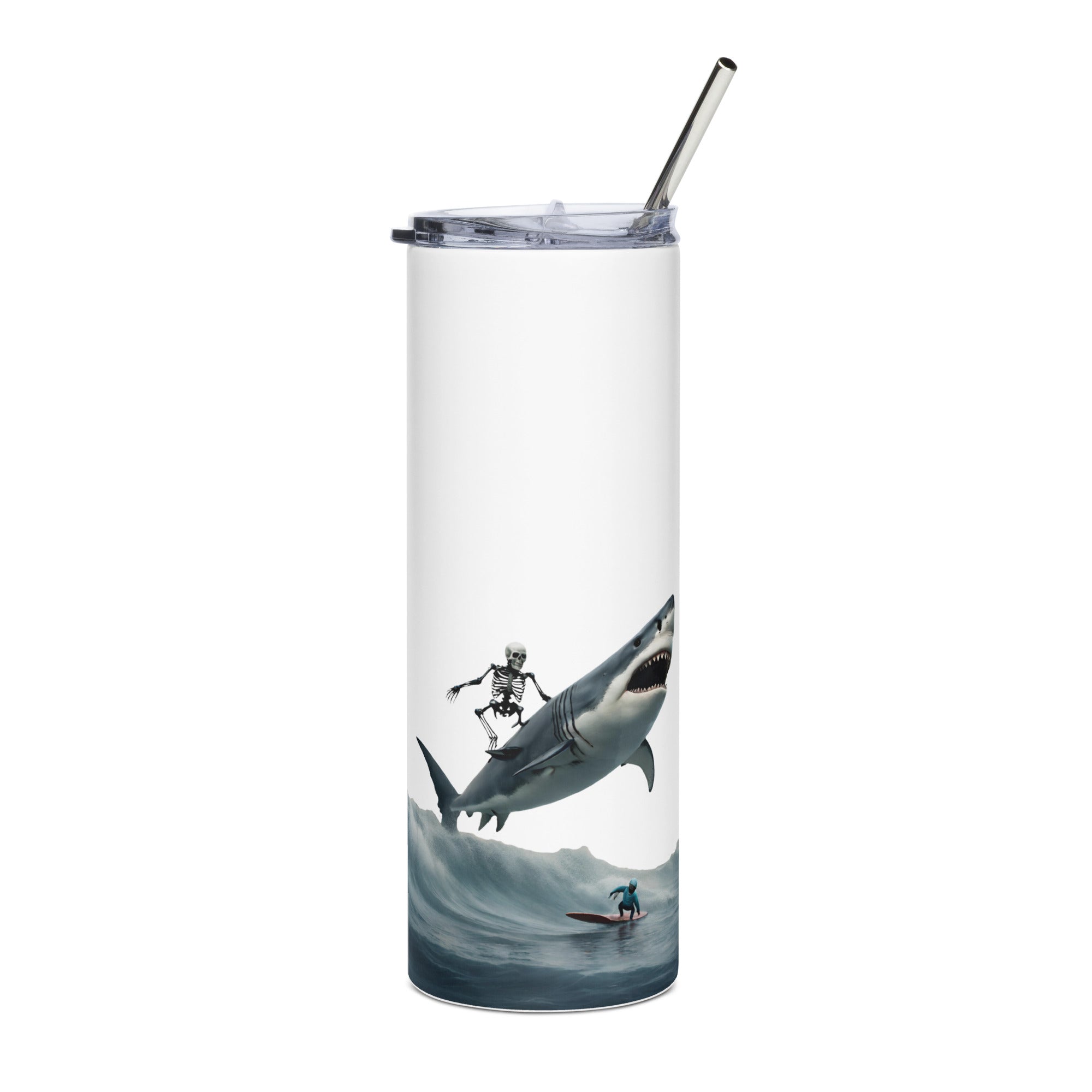 Shark Shredder Stainless Steel Tumbler