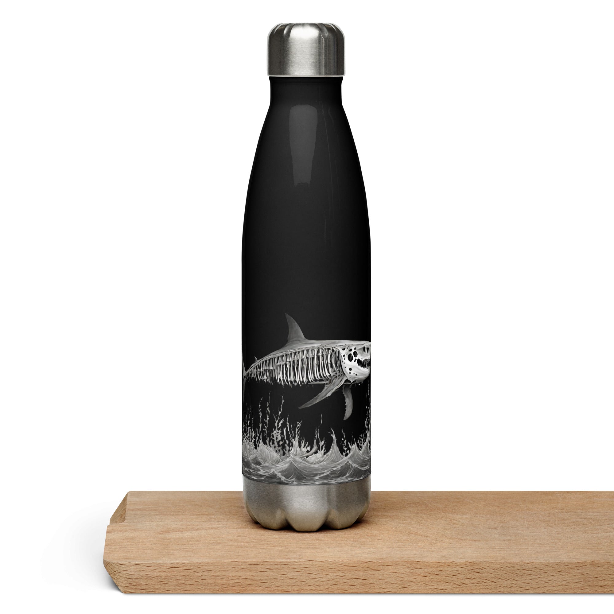 Skeleton Shark Stainless Steel Water Bottle