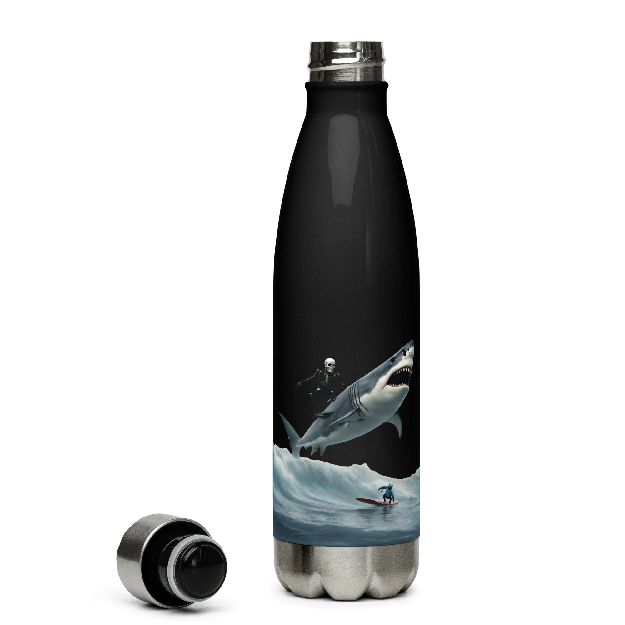 Shark Shredder Stainless Steel Water Bottle