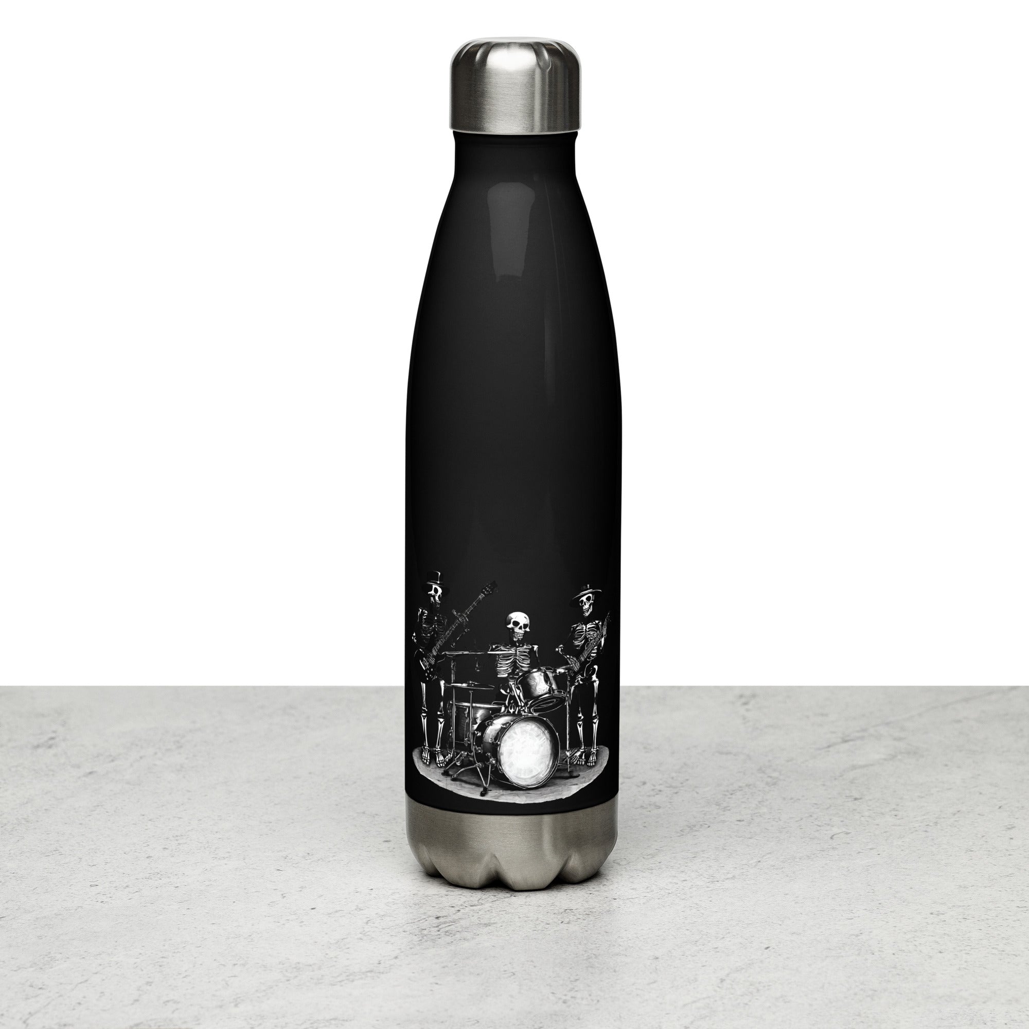 Skeleton Band Stainless Steel Water Bottle