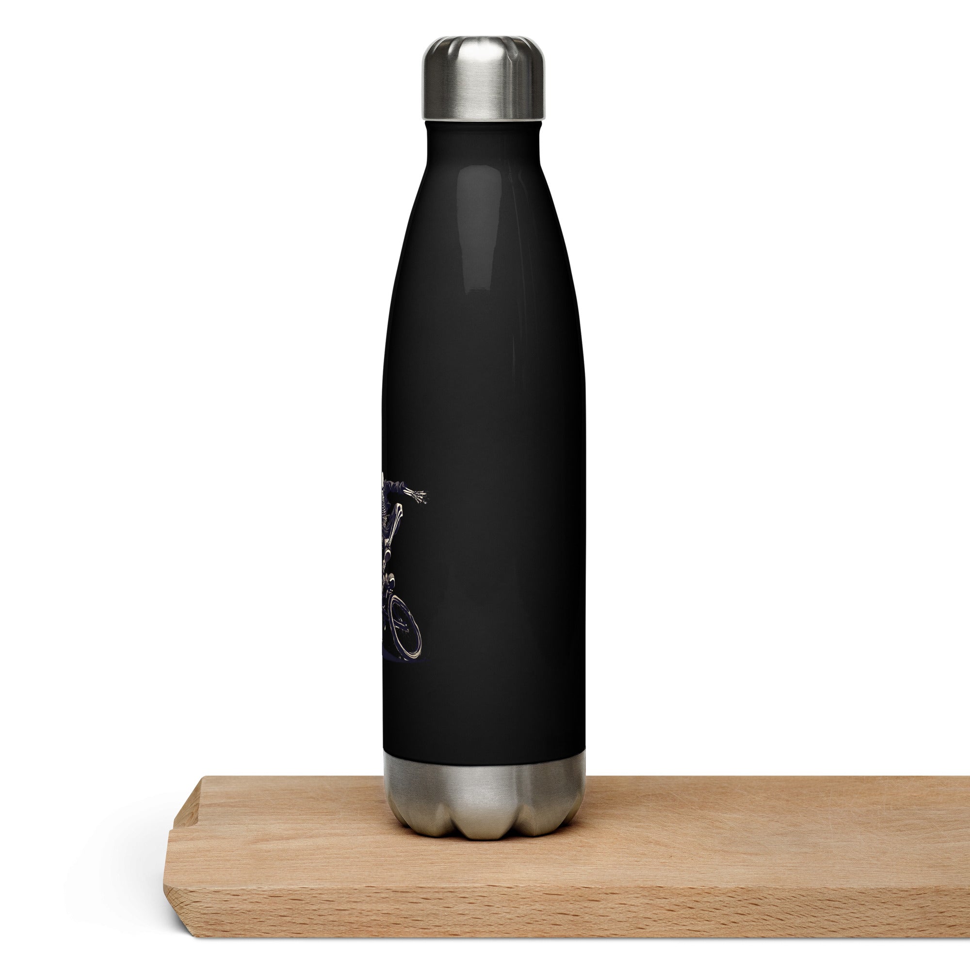 Till the Wheels Fall Off Stainless Steel Water Bottle