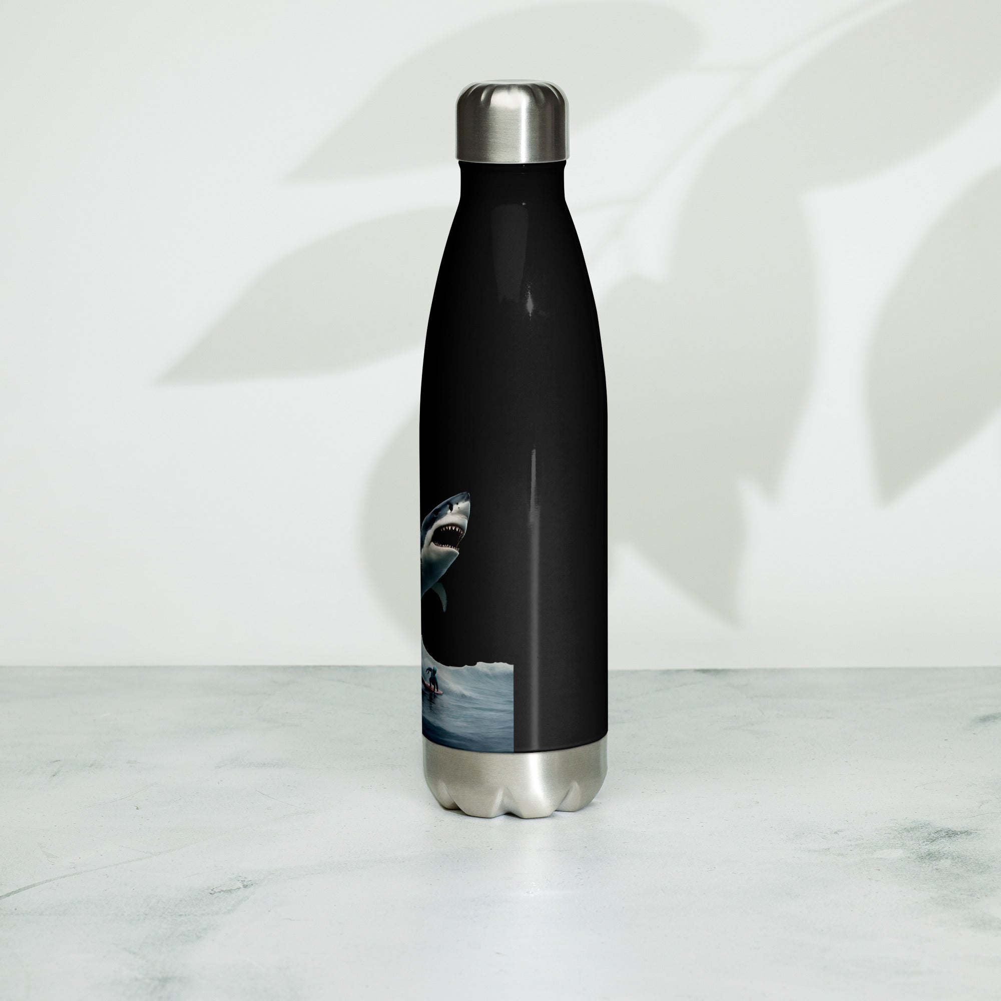 Shark Shredder Stainless Steel Water Bottle