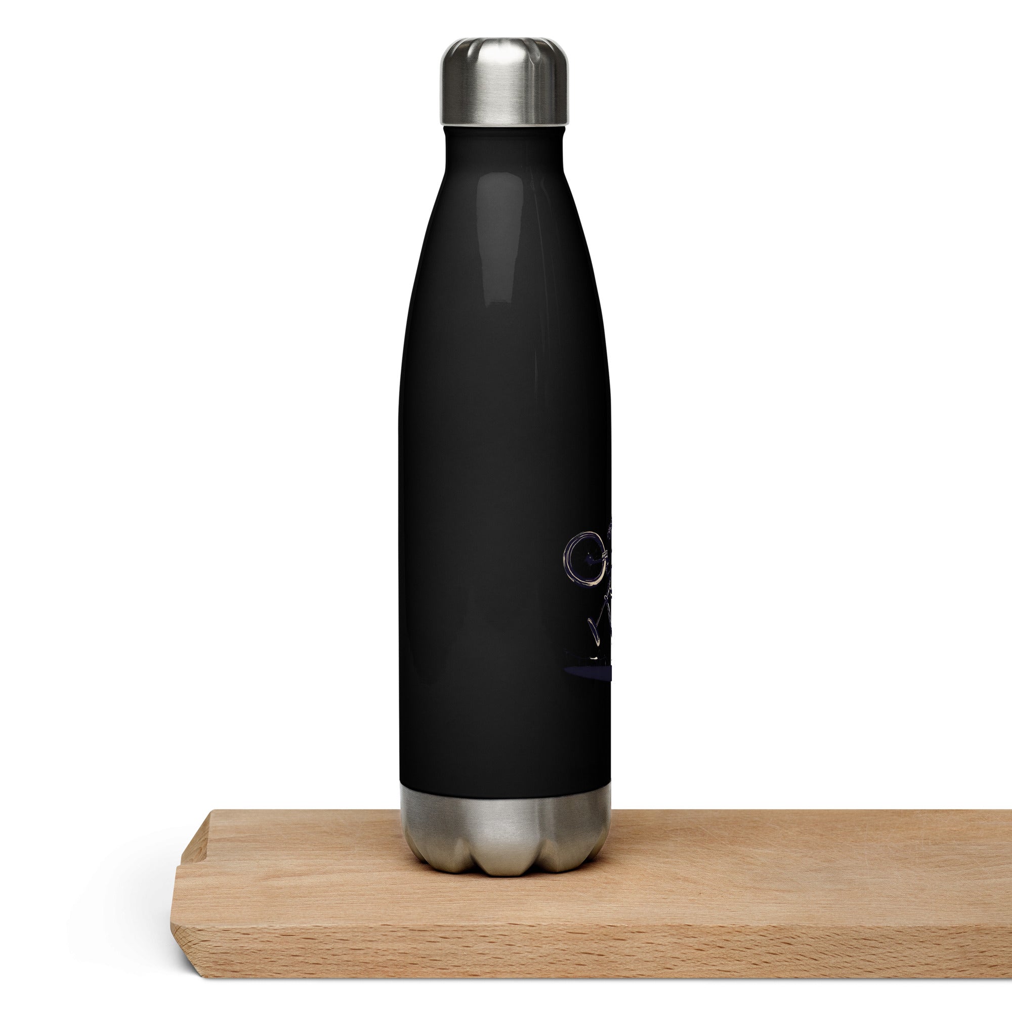 Till the Wheels Fall Off Stainless Steel Water Bottle