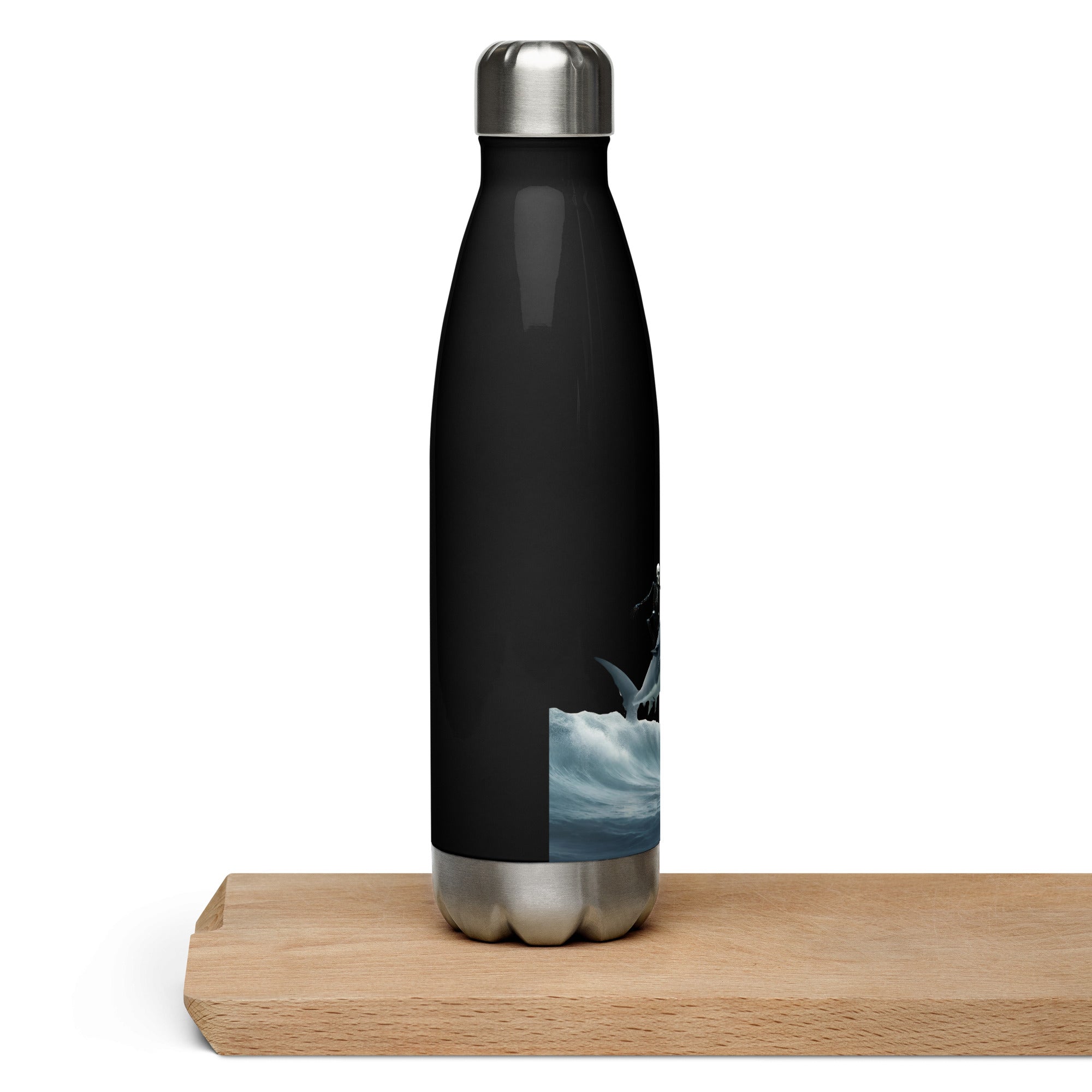 Shark Shredder Stainless Steel Water Bottle