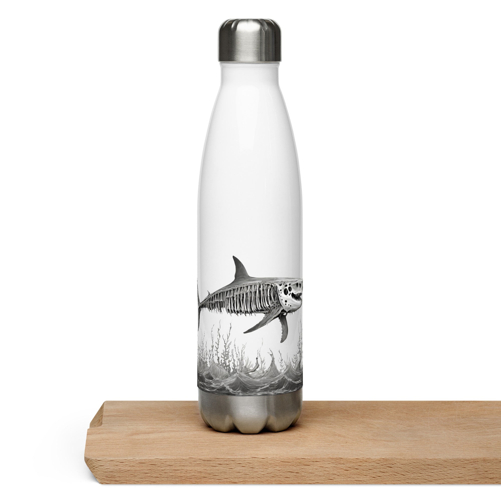 Skeleton Shark Stainless Steel Water Bottle