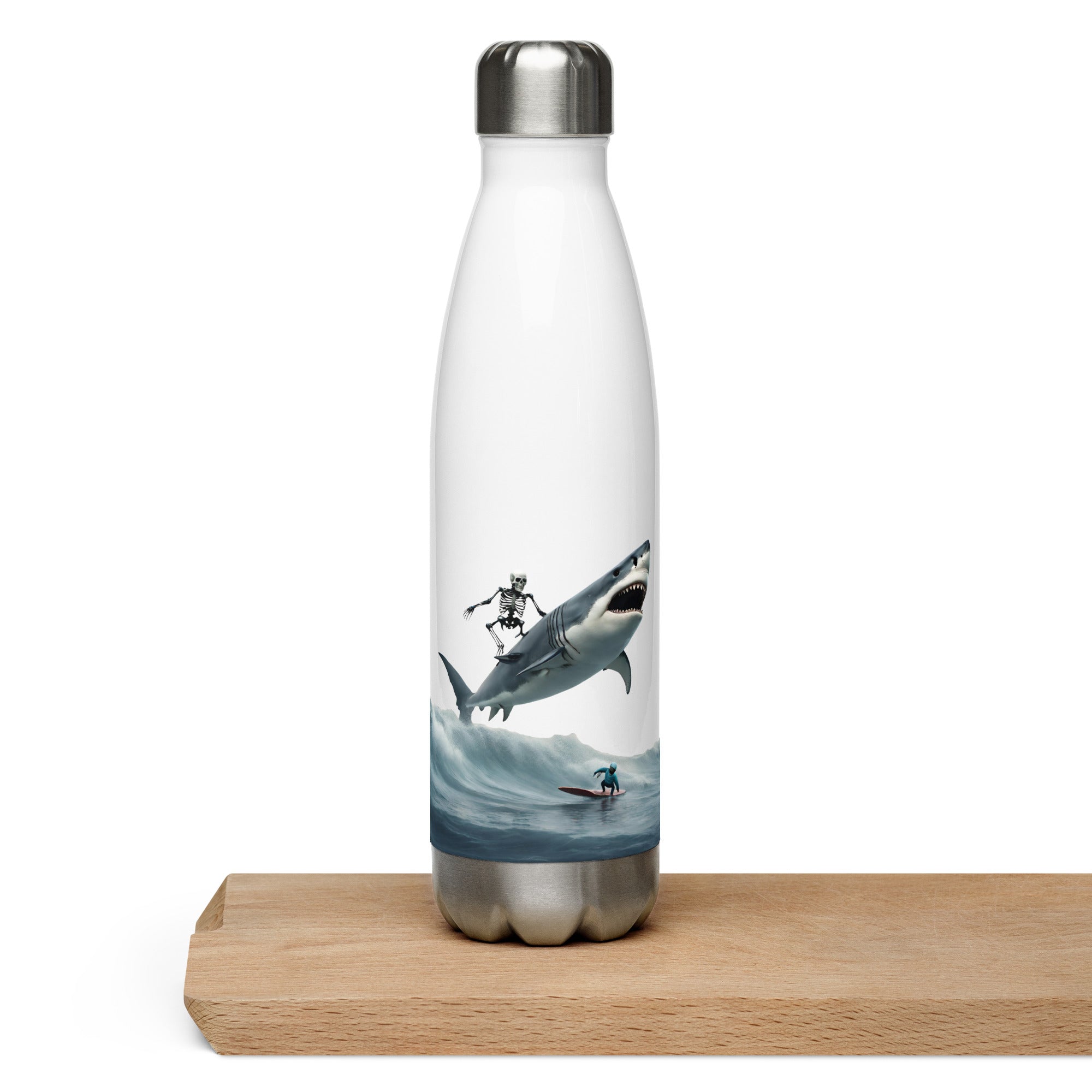 Shark Shredder Stainless Steel Water Bottle