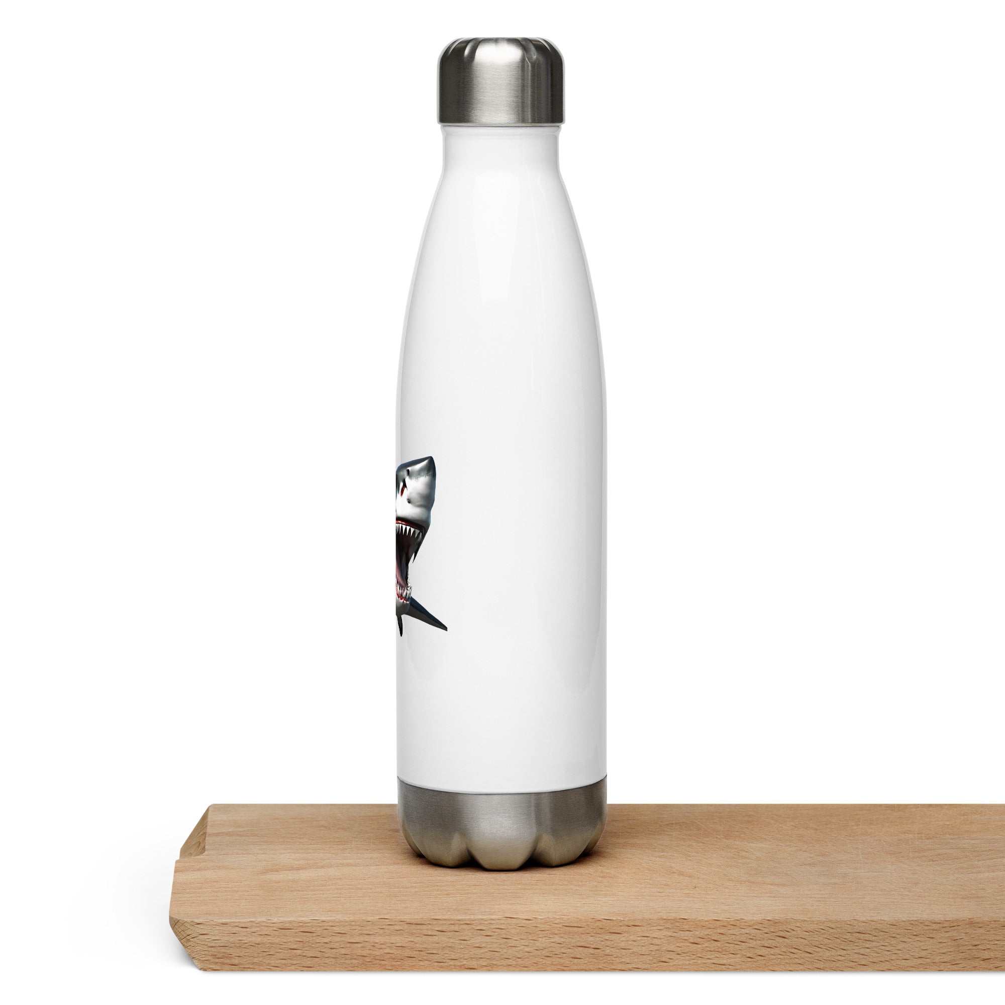 Great White Bite Stainless Steel Water Bottle