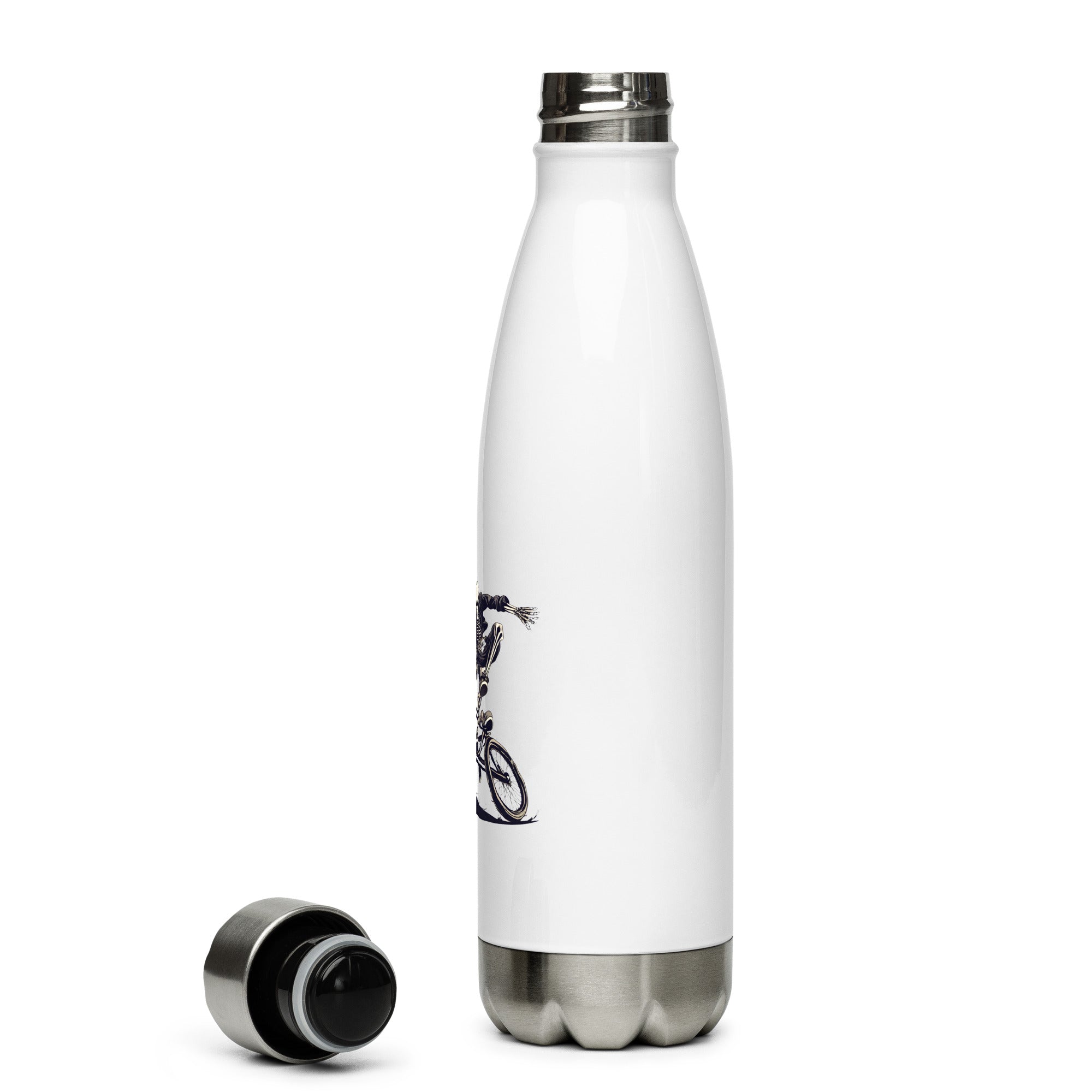 Till the Wheels Fall Off Stainless Steel Water Bottle