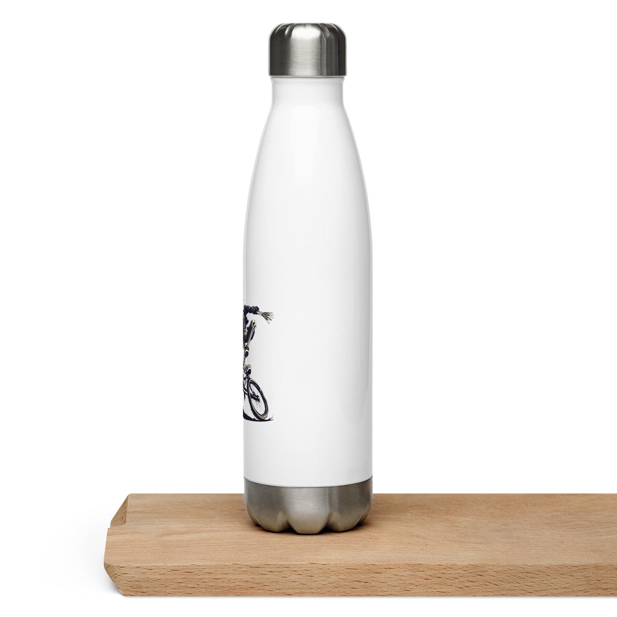 Till the Wheels Fall Off Stainless Steel Water Bottle